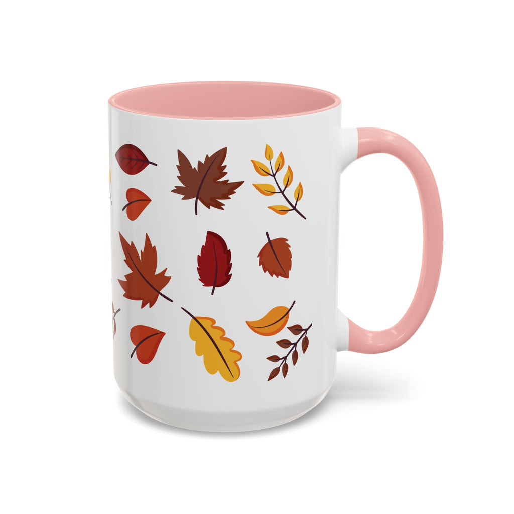 Autumn Leaves Accent Coffee Mug (11, 15oz)