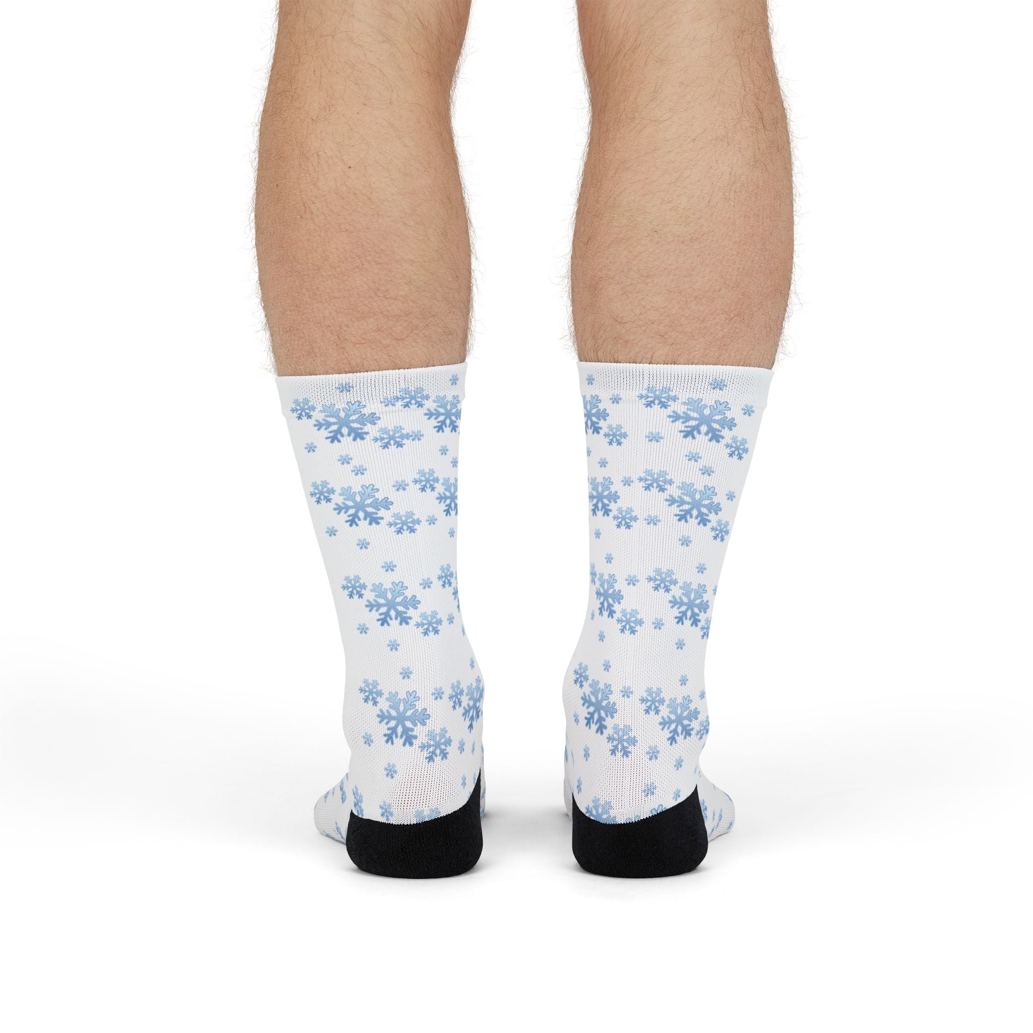 Snowflake Sublimation Crew Socks