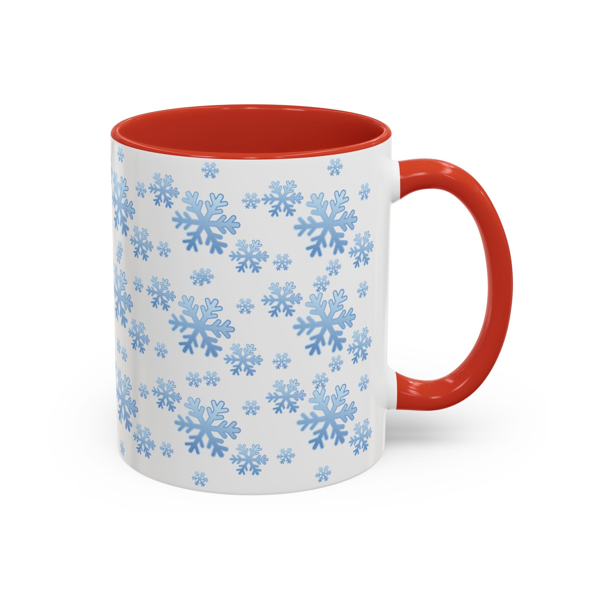 Snowflake Accent Coffee Mug , 11/15oz