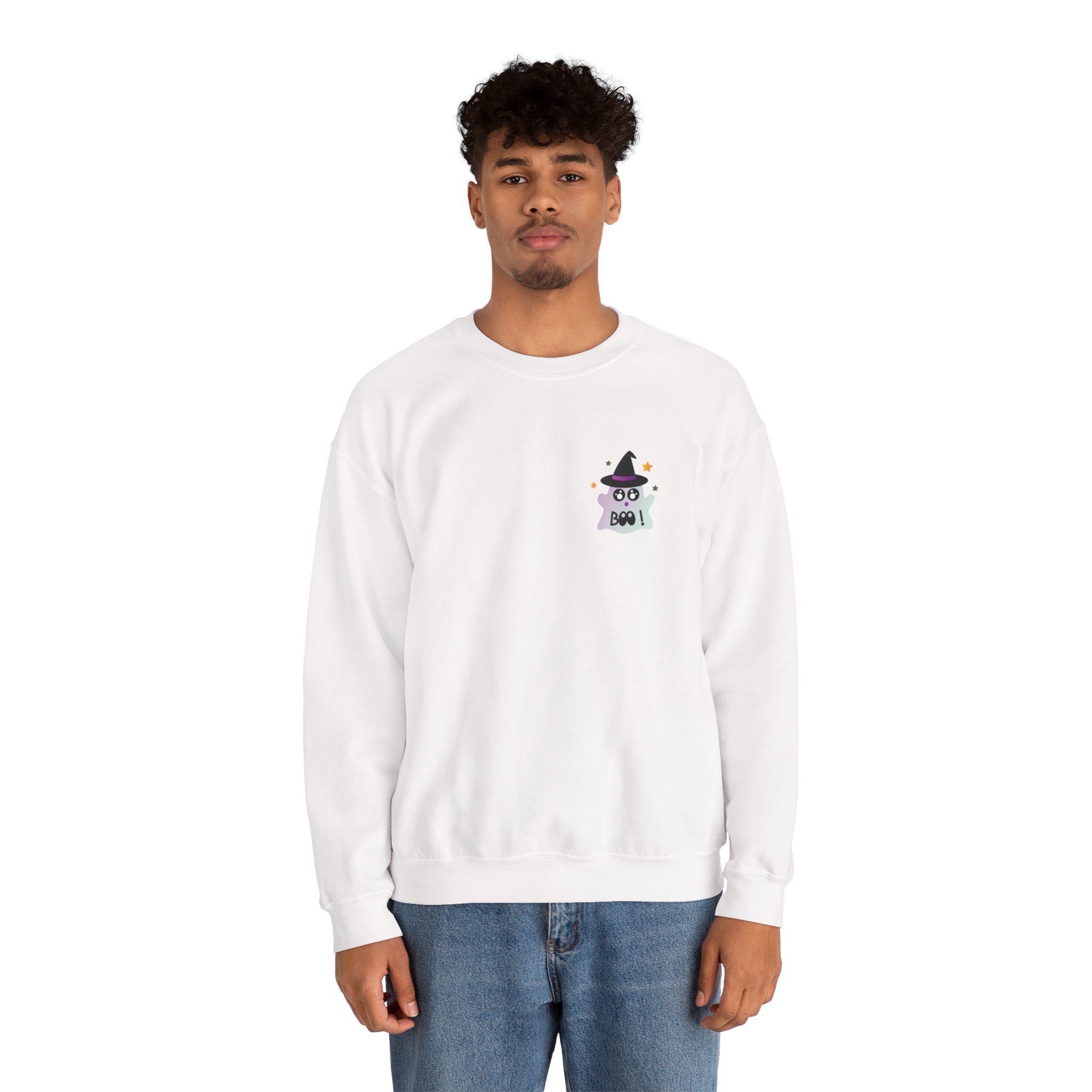 Little Ghost-Witch Unisex Heavy Blend™ Crewneck Sweatshirt