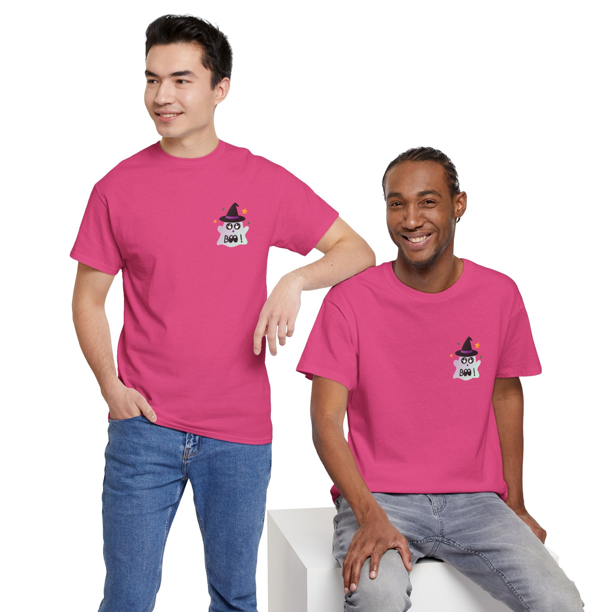Little Ghost-Witch Unisex Heavy Cotton Tee