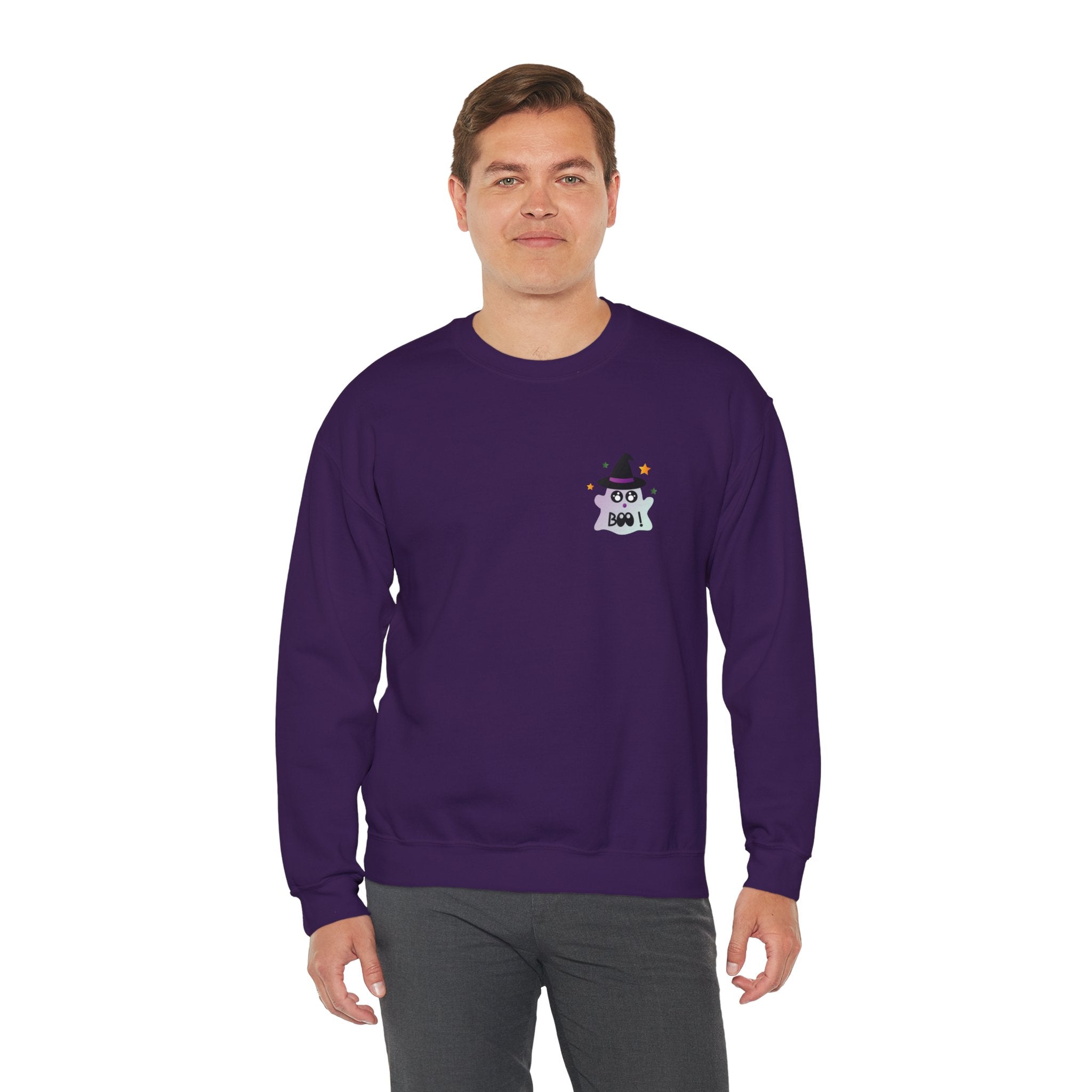 Little Ghost-Witch Unisex Heavy Blend™ Crewneck Sweatshirt