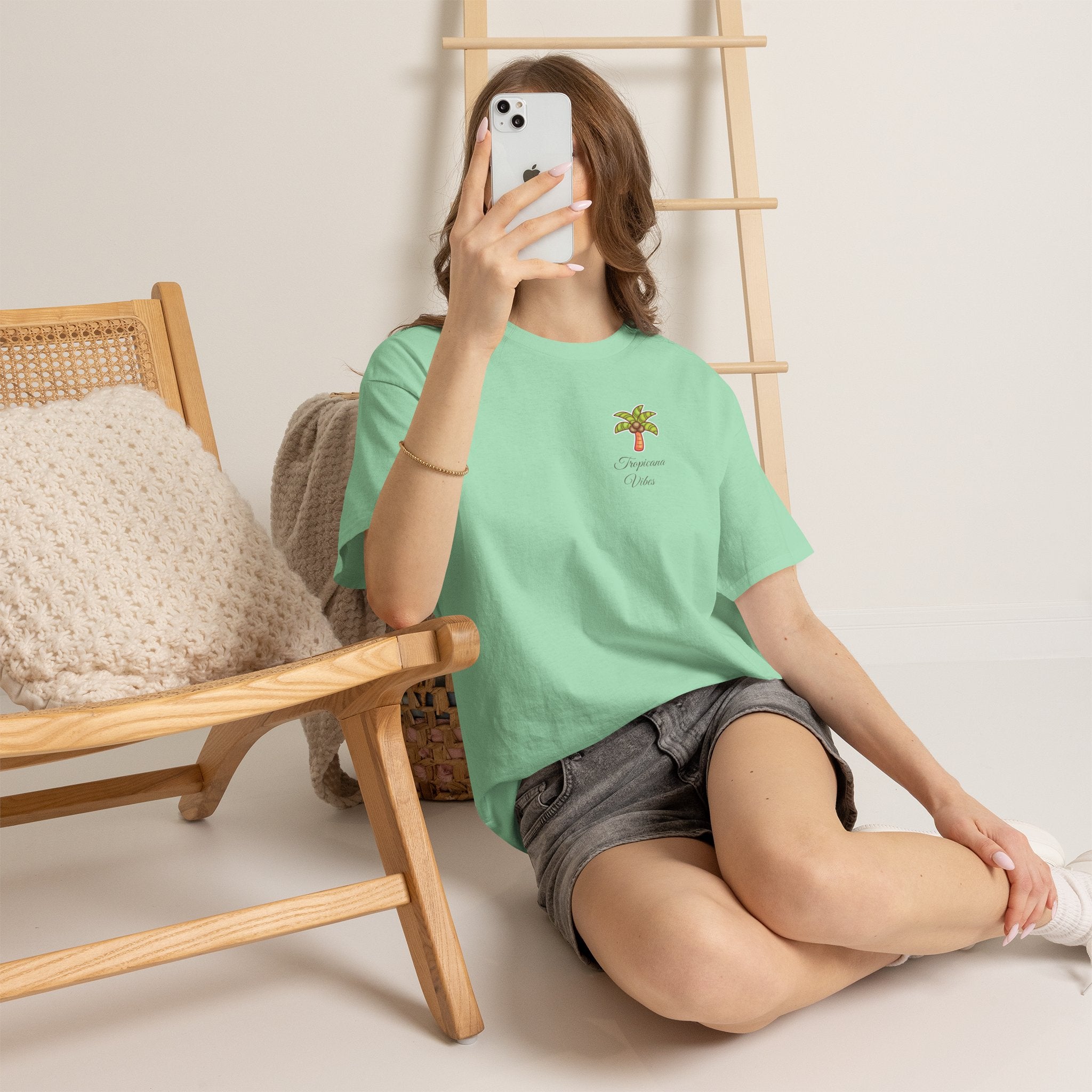 Tropicana Vibes T-Shirt — Tropical Palm Beach Graphic Tee