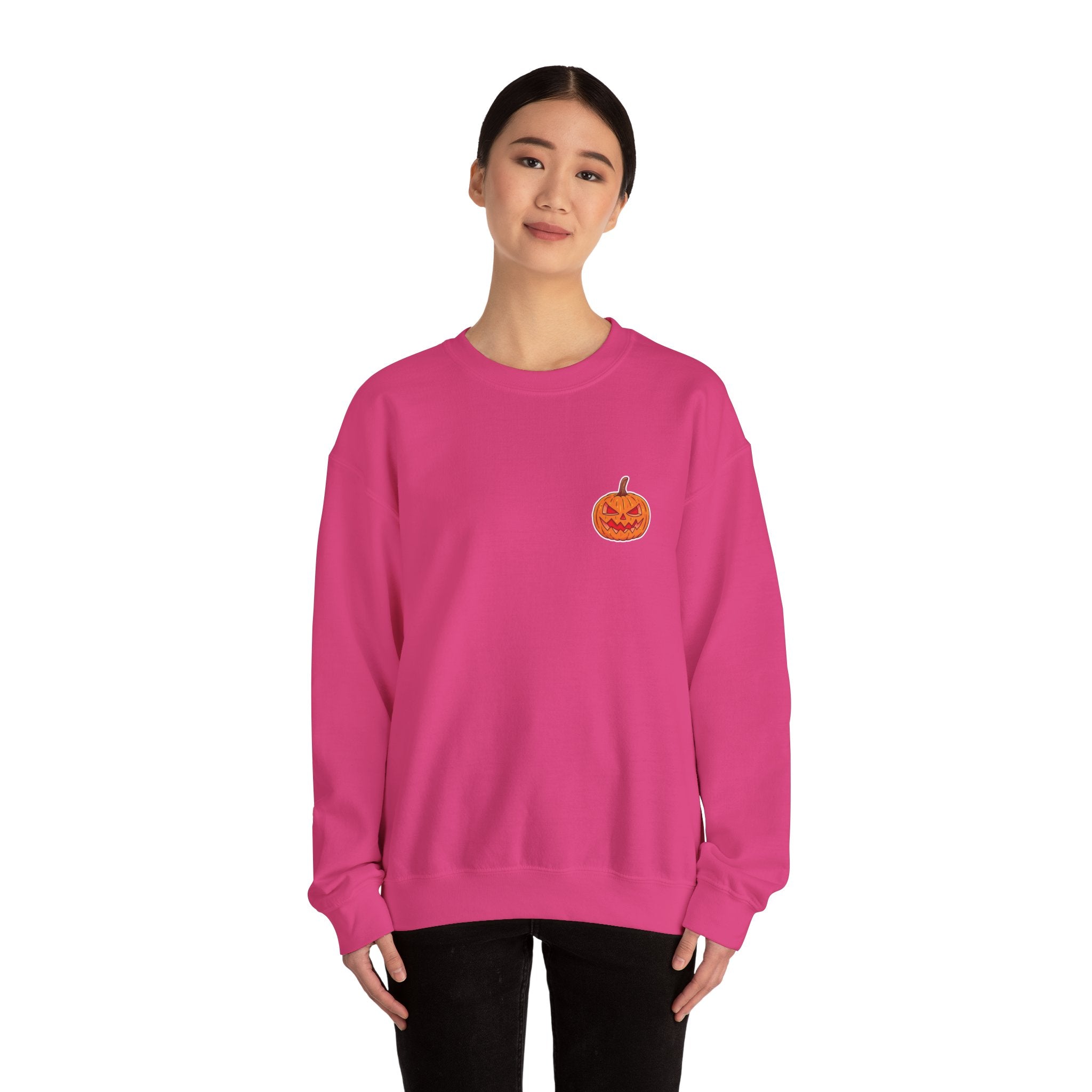 Spooky Pumpkin Unisex Heavy Blend™ Crewneck Sweatshirt