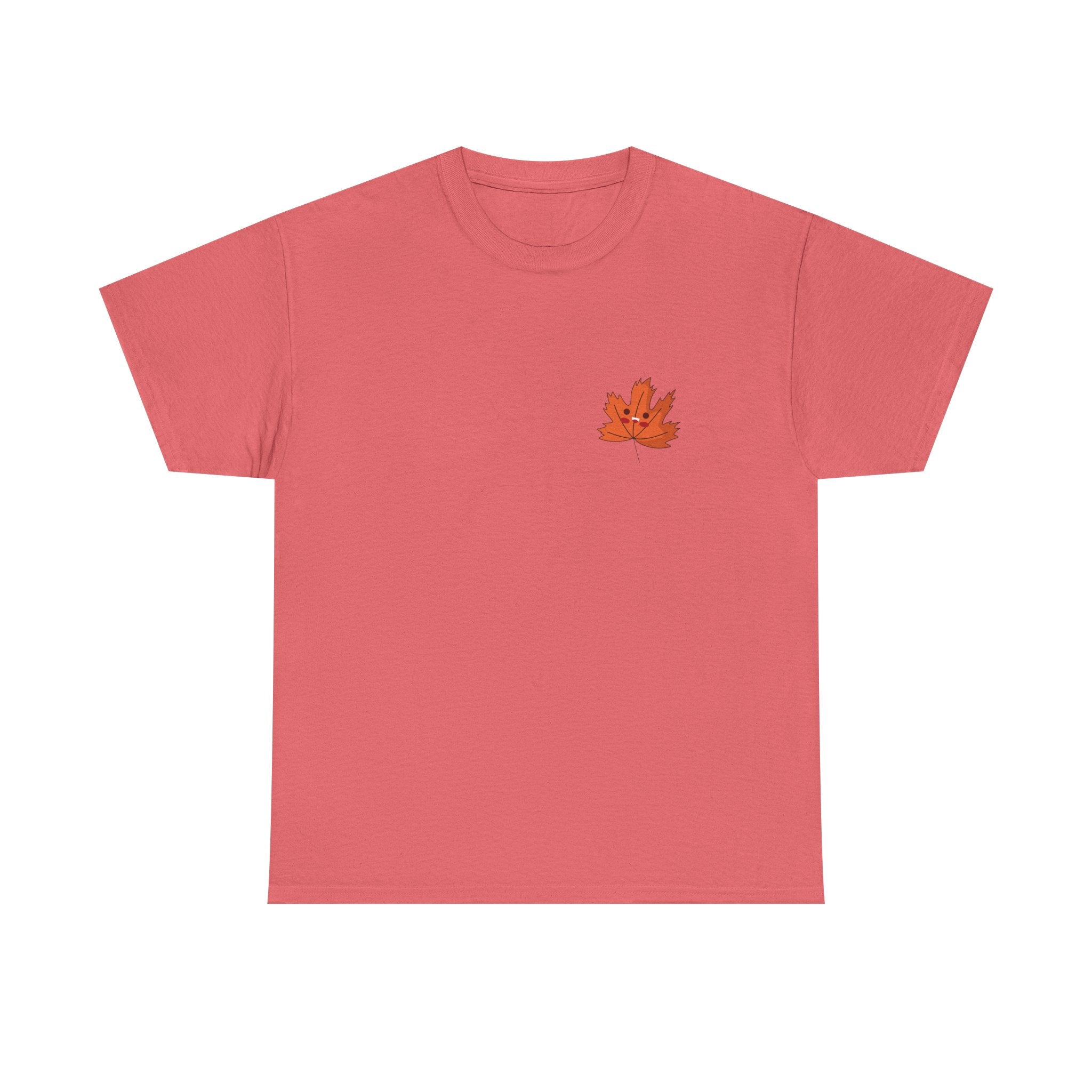 Cute Autumn Leaf Unisex Heavy Cotton Tee