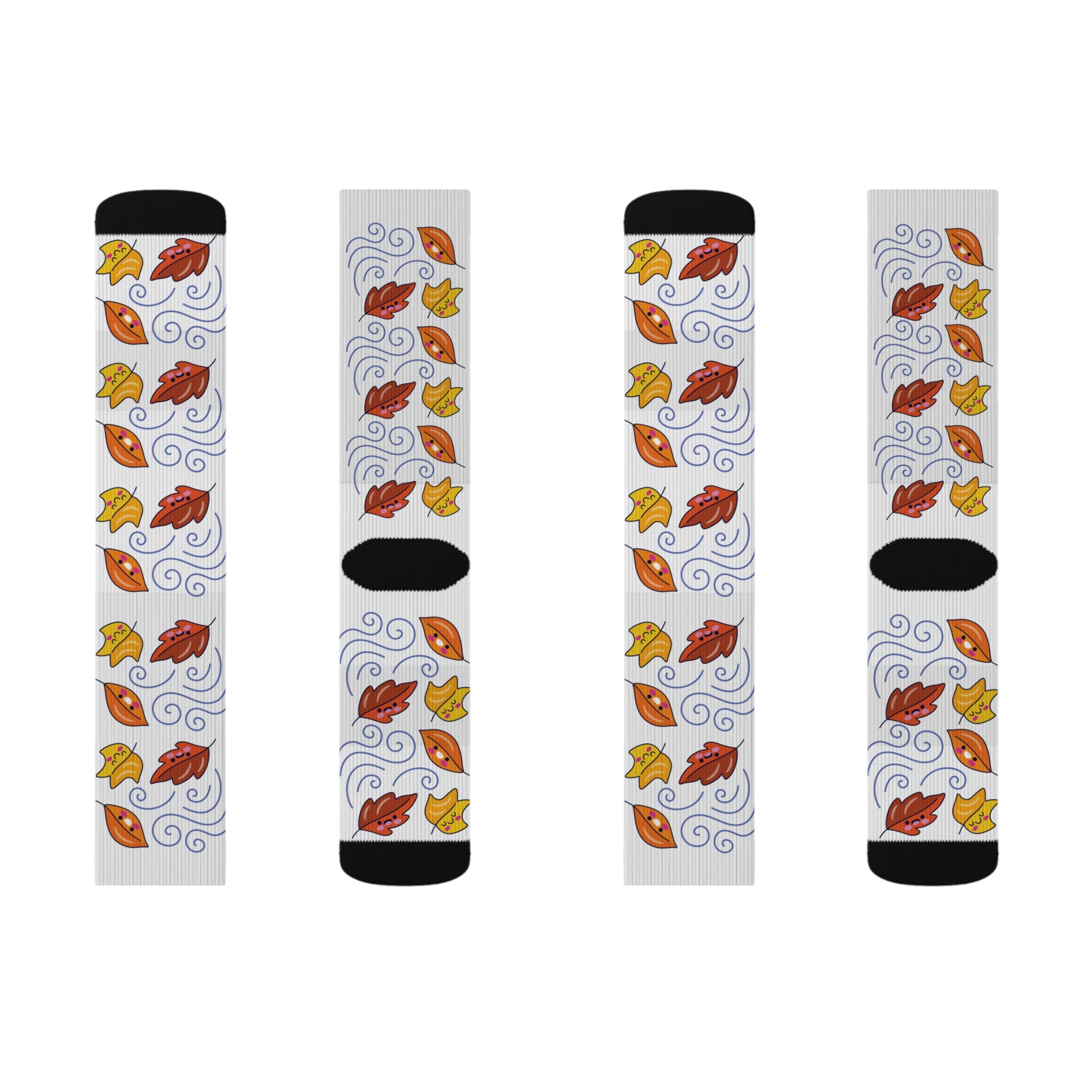 Leaves and Wind Sublimation Socks