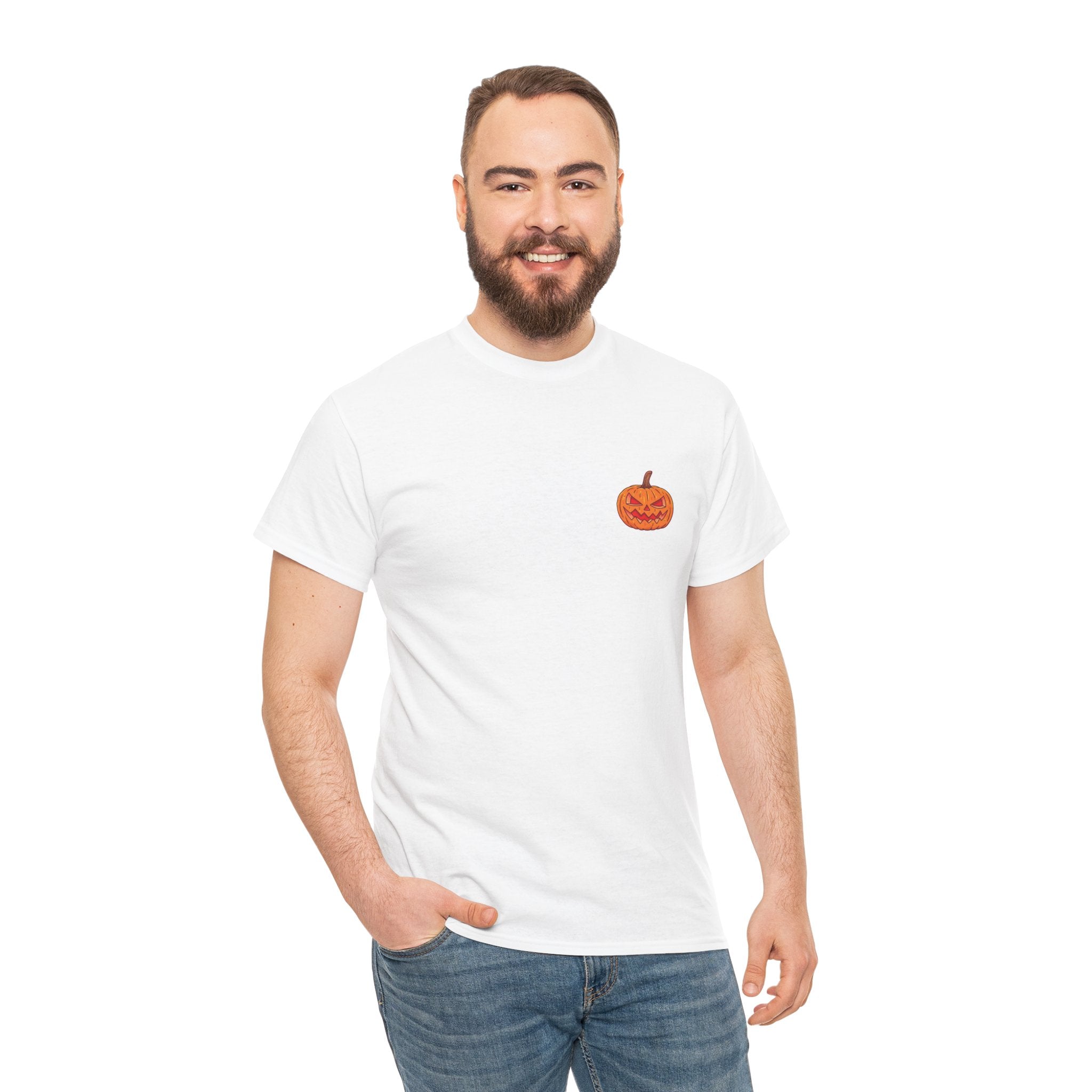Spooky Pumpkin Unisex Heavy Cotton Tee