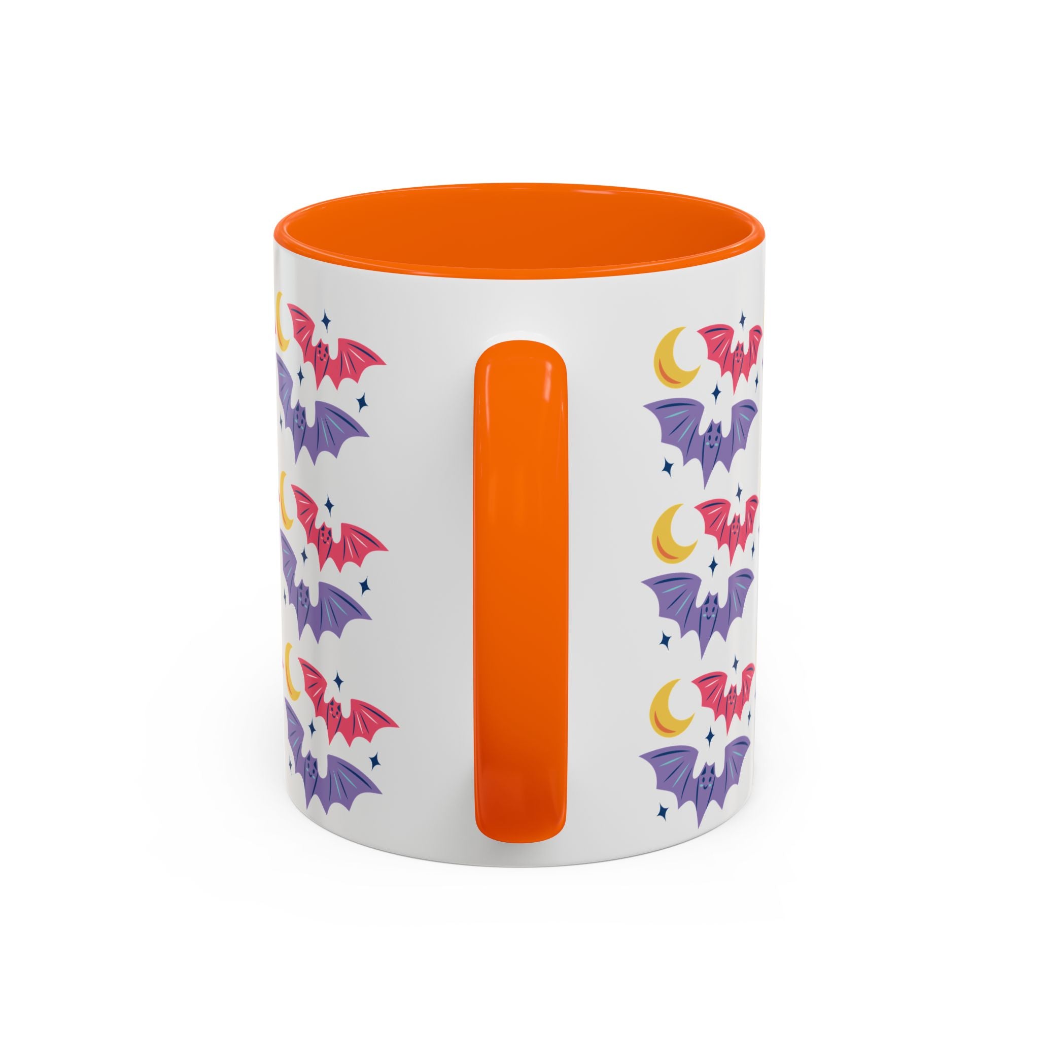 Cute Bats With Crescent Moon Accent Coffee Mug (11, 15oz)