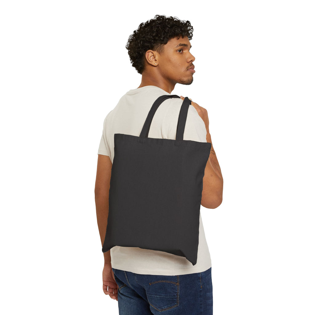 Poppy Pattern Cotton Tote Bag — Floral Canvas Tote