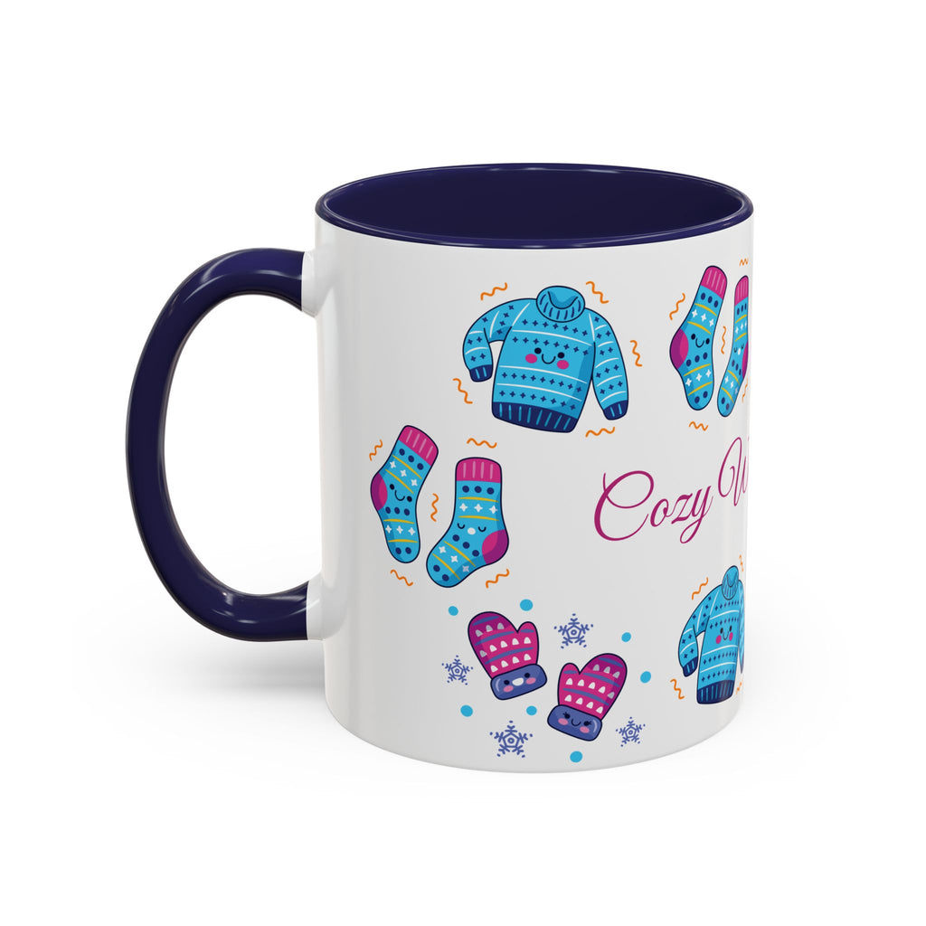 Cozy Winter Vibes Accent Coffee Mug — 11/15oz