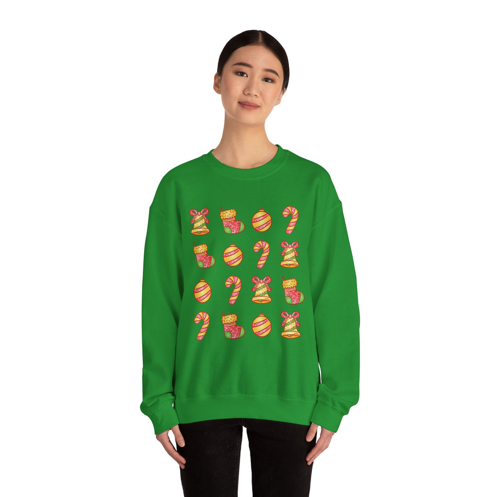 Christmas Pattern Crewneck Sweatshirt