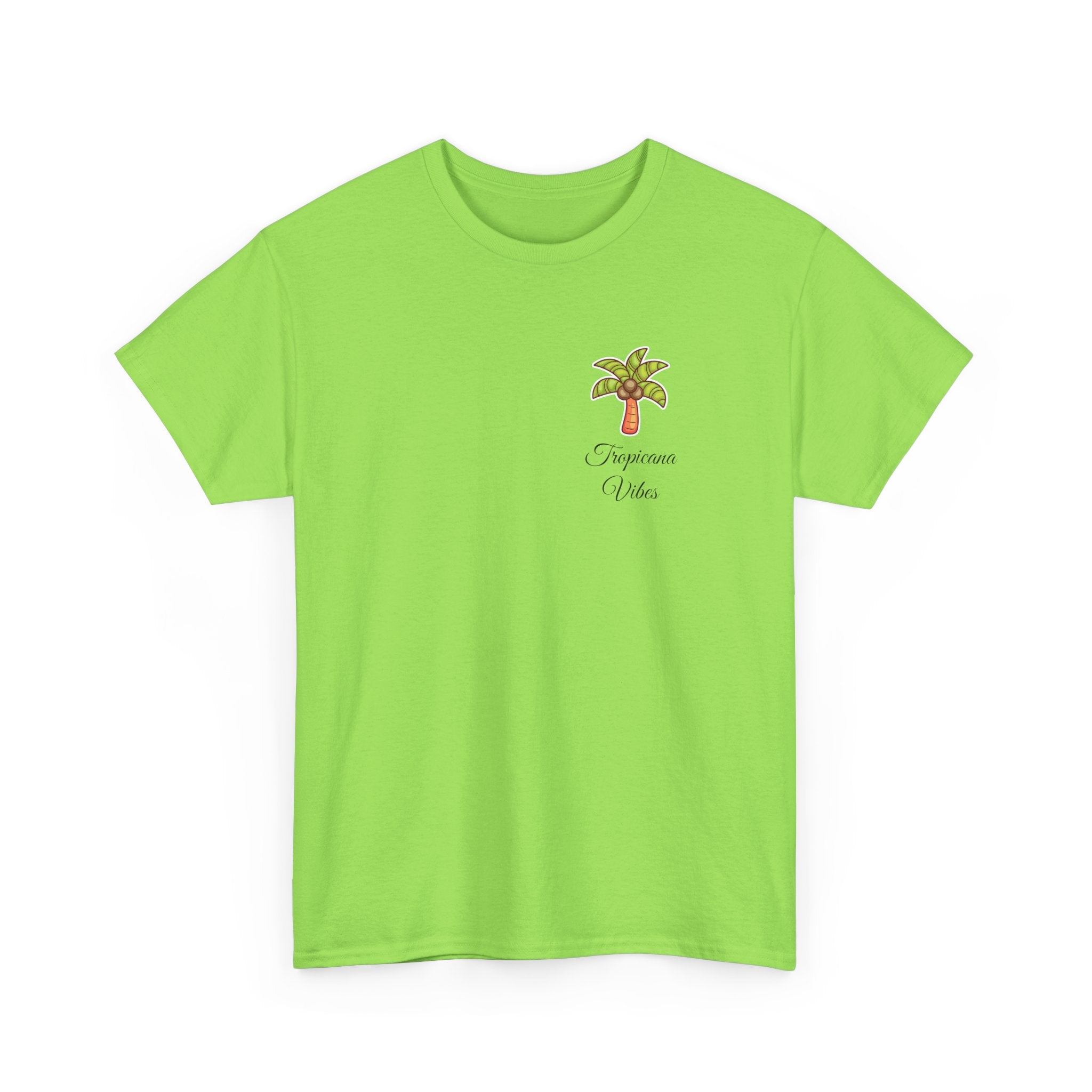 Tropicana Vibes T-Shirt — Tropical Palm Beach Graphic Tee