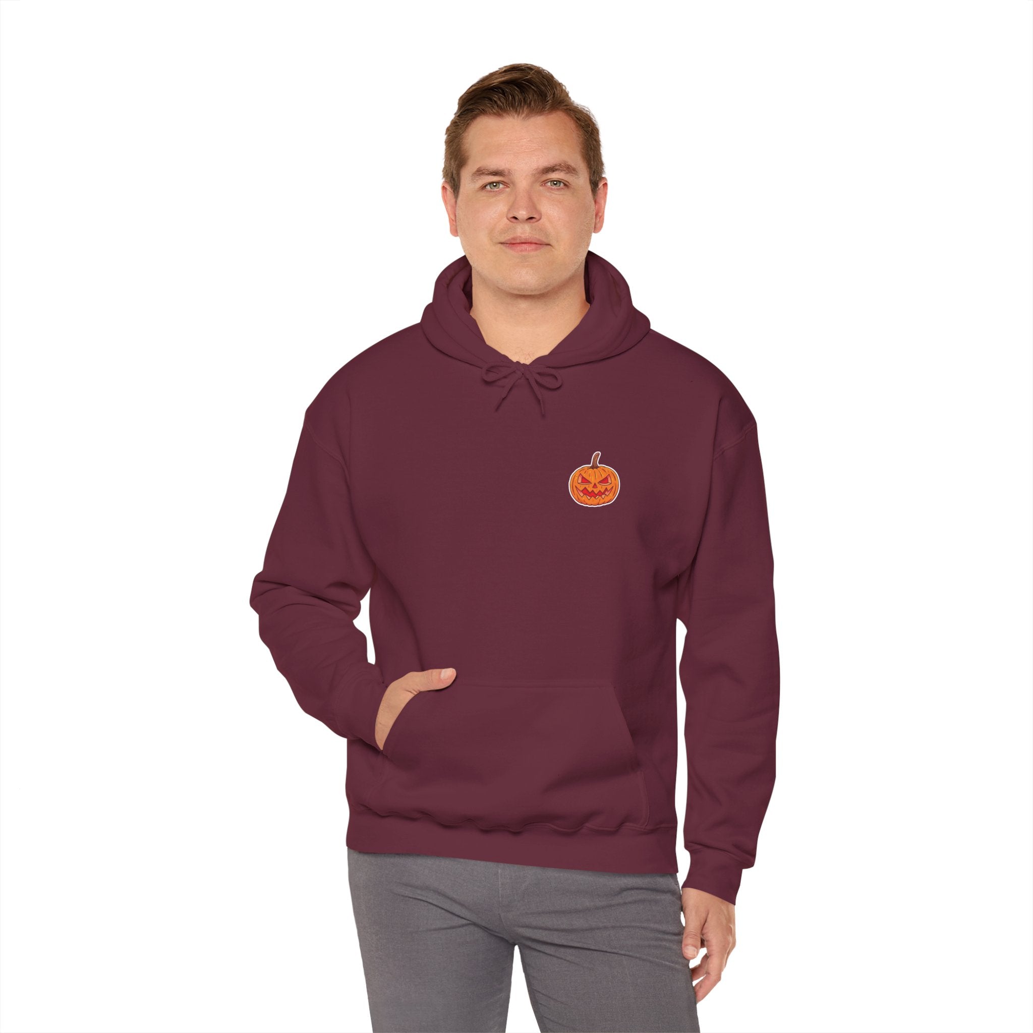 Spooky Pumpkin Unisex Heavy Blend™ Hooded Sweatshirt