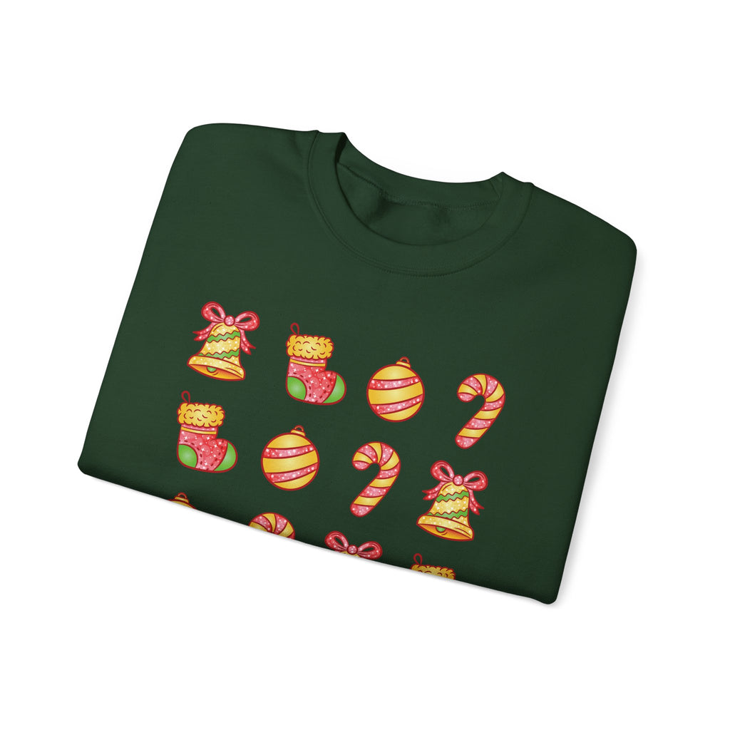 Christmas Pattern Crewneck Sweatshirt