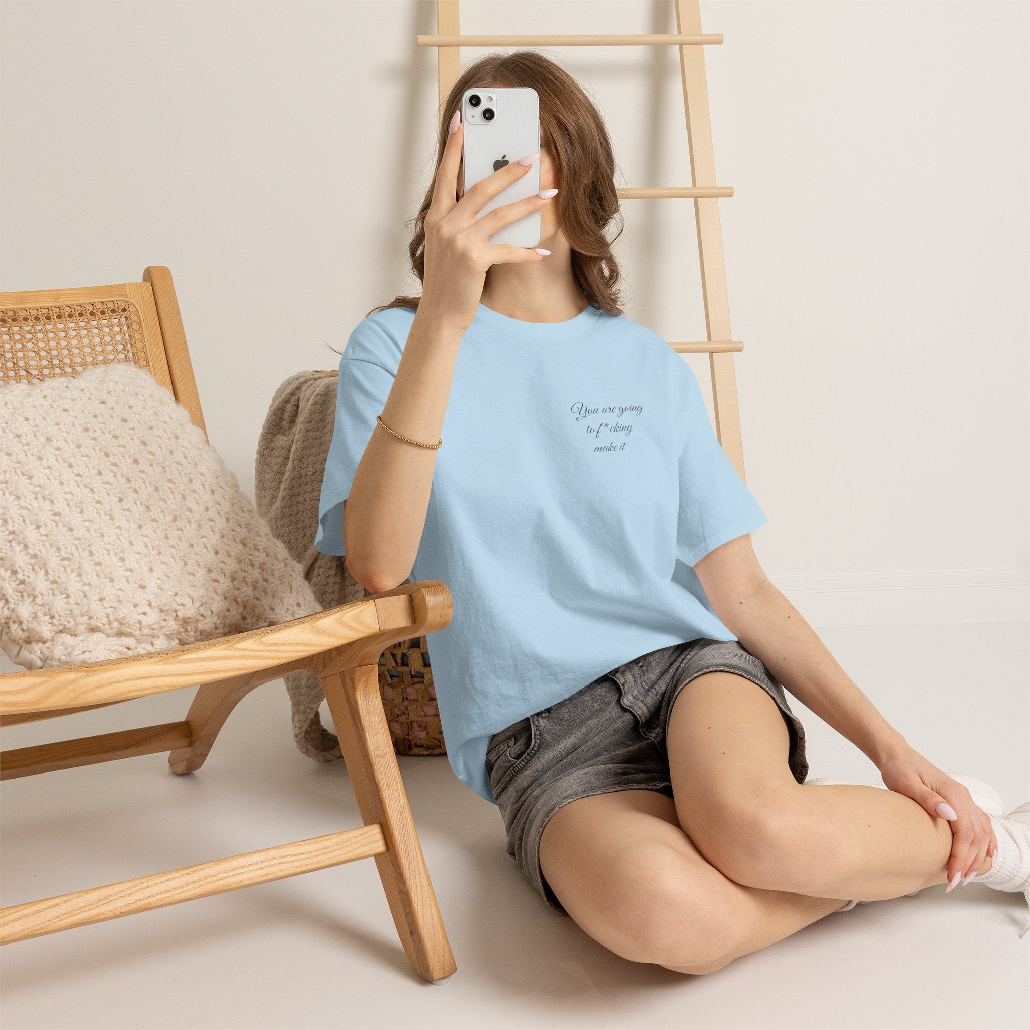 "You Are Going To F*cking Make It" Minimal Inspirational T‑Shirt