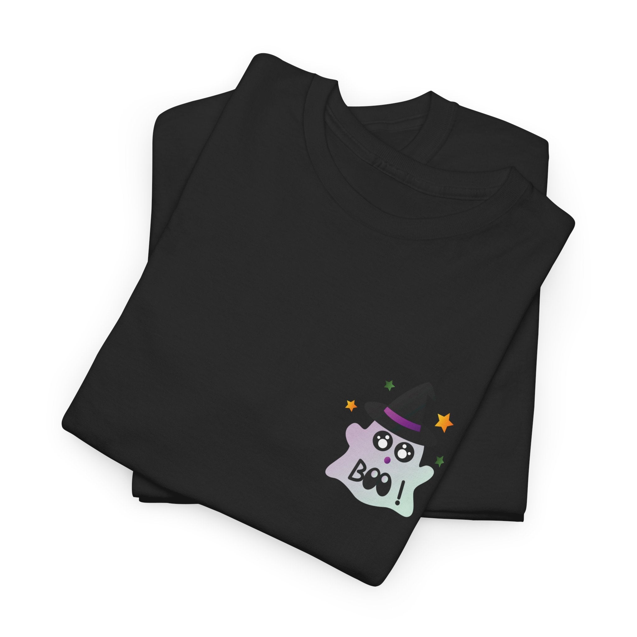 Little Ghost-Witch Unisex Heavy Cotton Tee