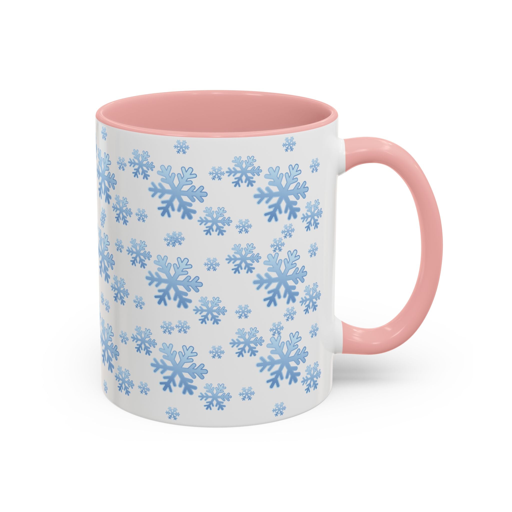 Snowflake Accent Coffee Mug , 11/15oz