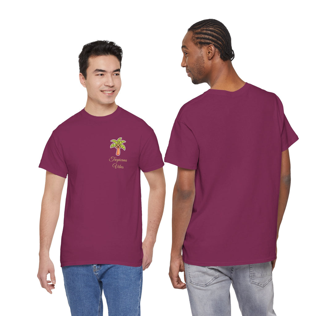 Tropicana Vibes T-Shirt — Tropical Palm Beach Graphic Tee