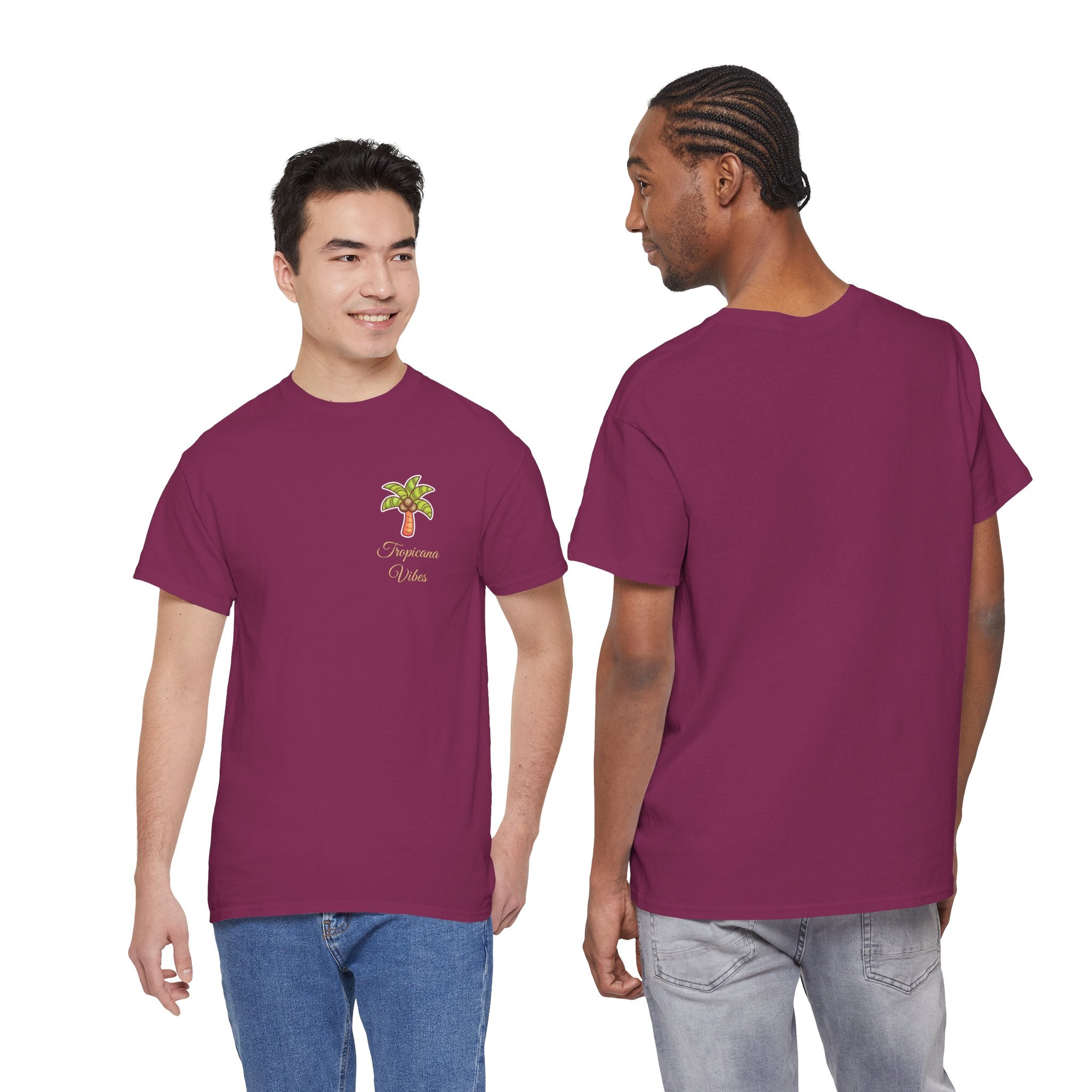 Tropicana Vibes T-Shirt — Tropical Palm Beach Graphic Tee