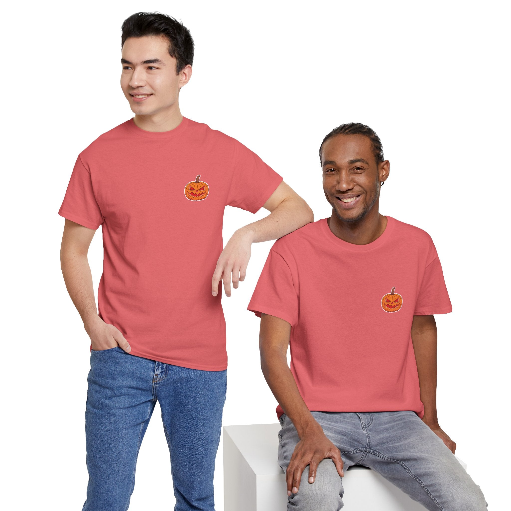 Spooky Pumpkin Unisex Heavy Cotton Tee