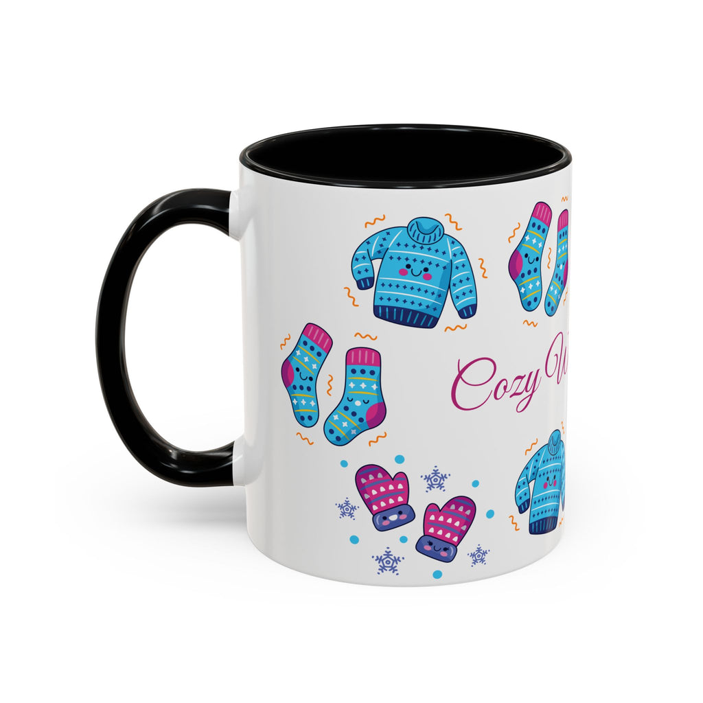 Cozy Winter Vibes Accent Coffee Mug — 11/15oz