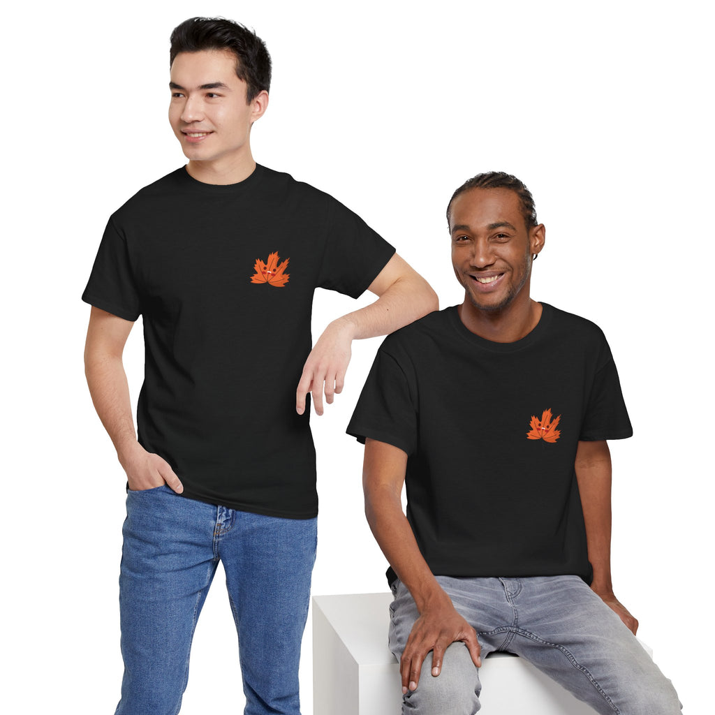 Cute Autumn Leaf Unisex Heavy Cotton Tee