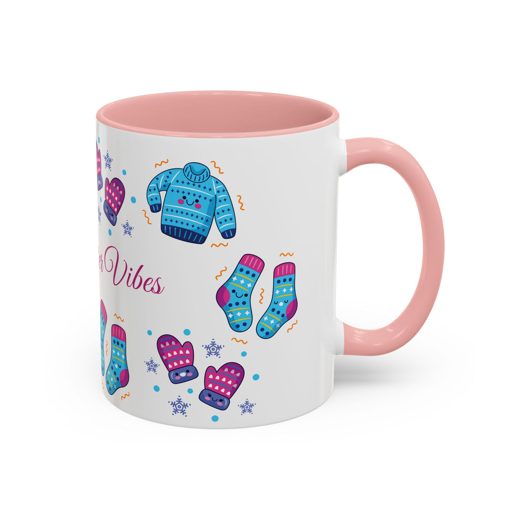 Cozy Winter Vibes Accent Coffee Mug — 11/15oz