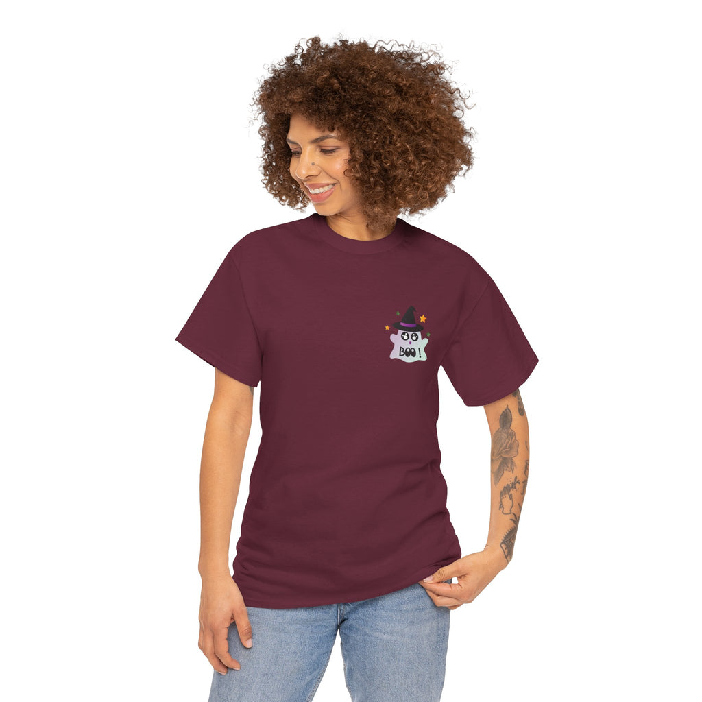 Little Ghost-Witch Unisex Heavy Cotton Tee