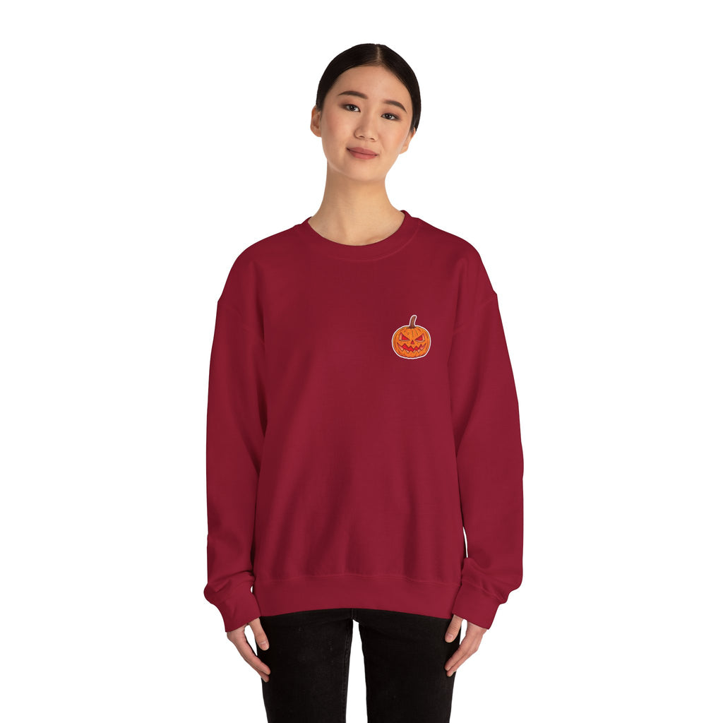 Spooky Pumpkin Unisex Heavy Blend™ Crewneck Sweatshirt