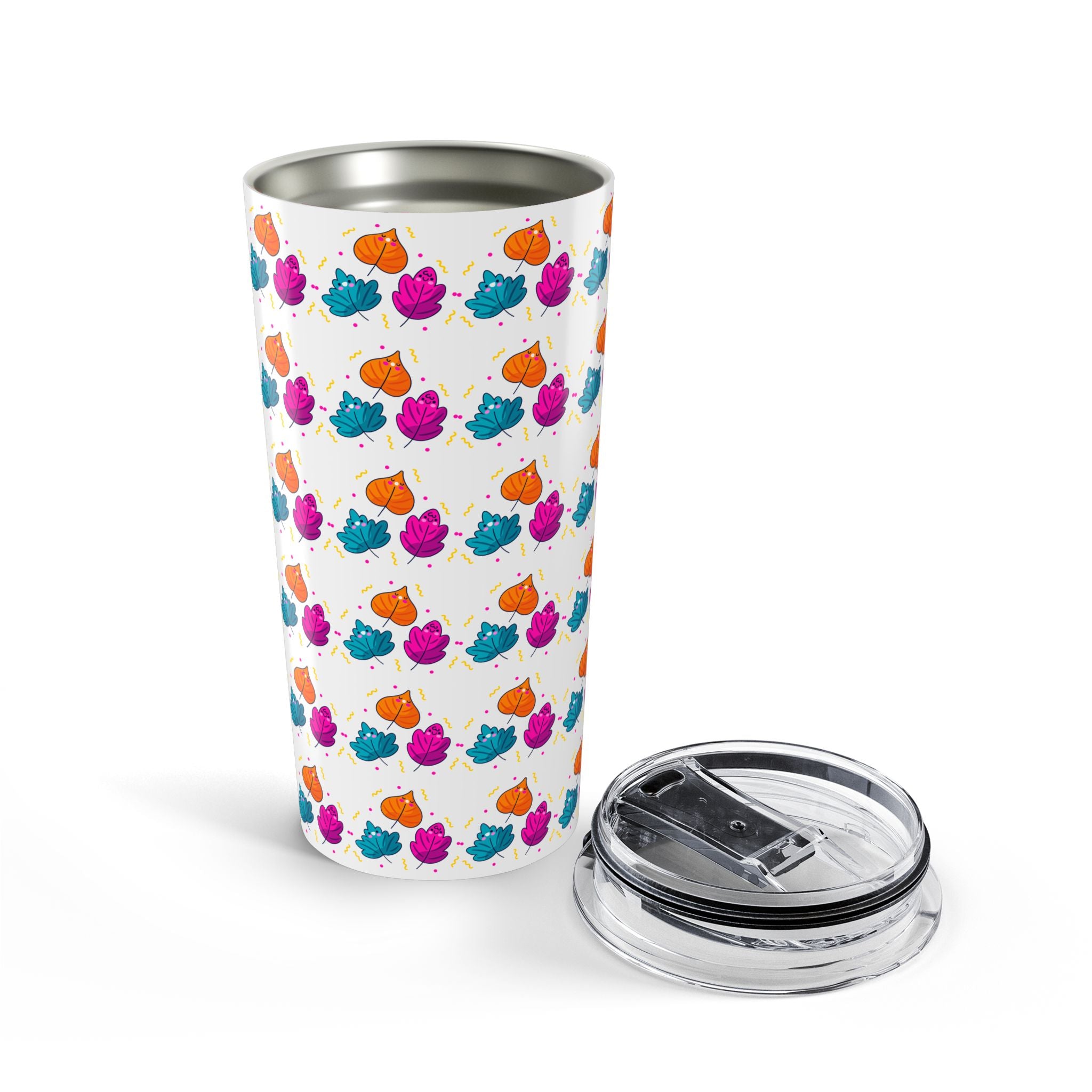 Bright Vibrant Leaves Tumbler