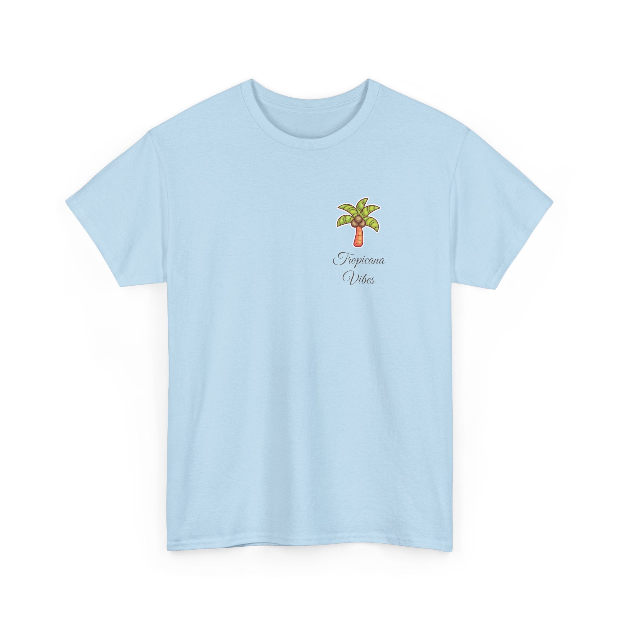 Tropicana Vibes T-Shirt — Tropical Palm Beach Graphic Tee