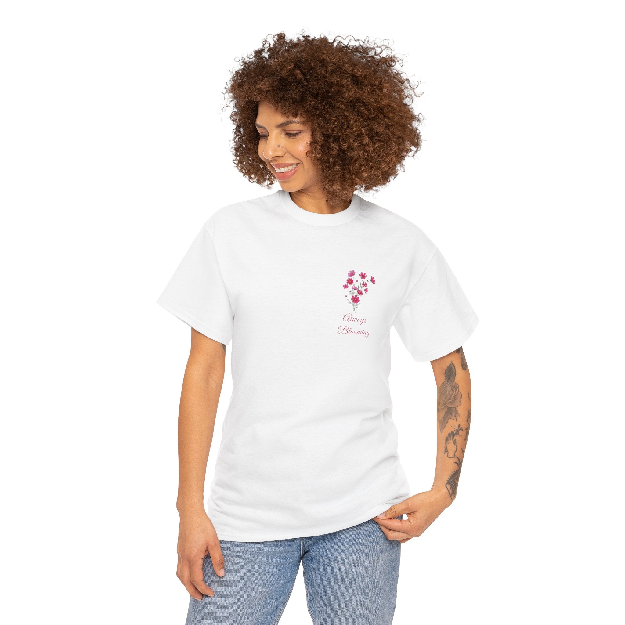 'Always Blooming' T-Shirt — Cute Floral Tee
