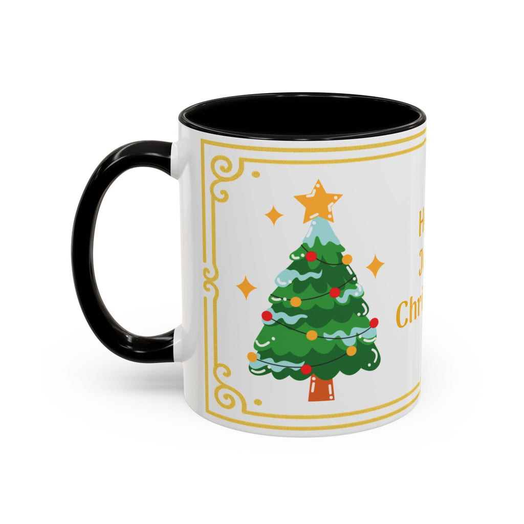 Holly Jolly Christmas Accent Coffee Mug (11/15oz)