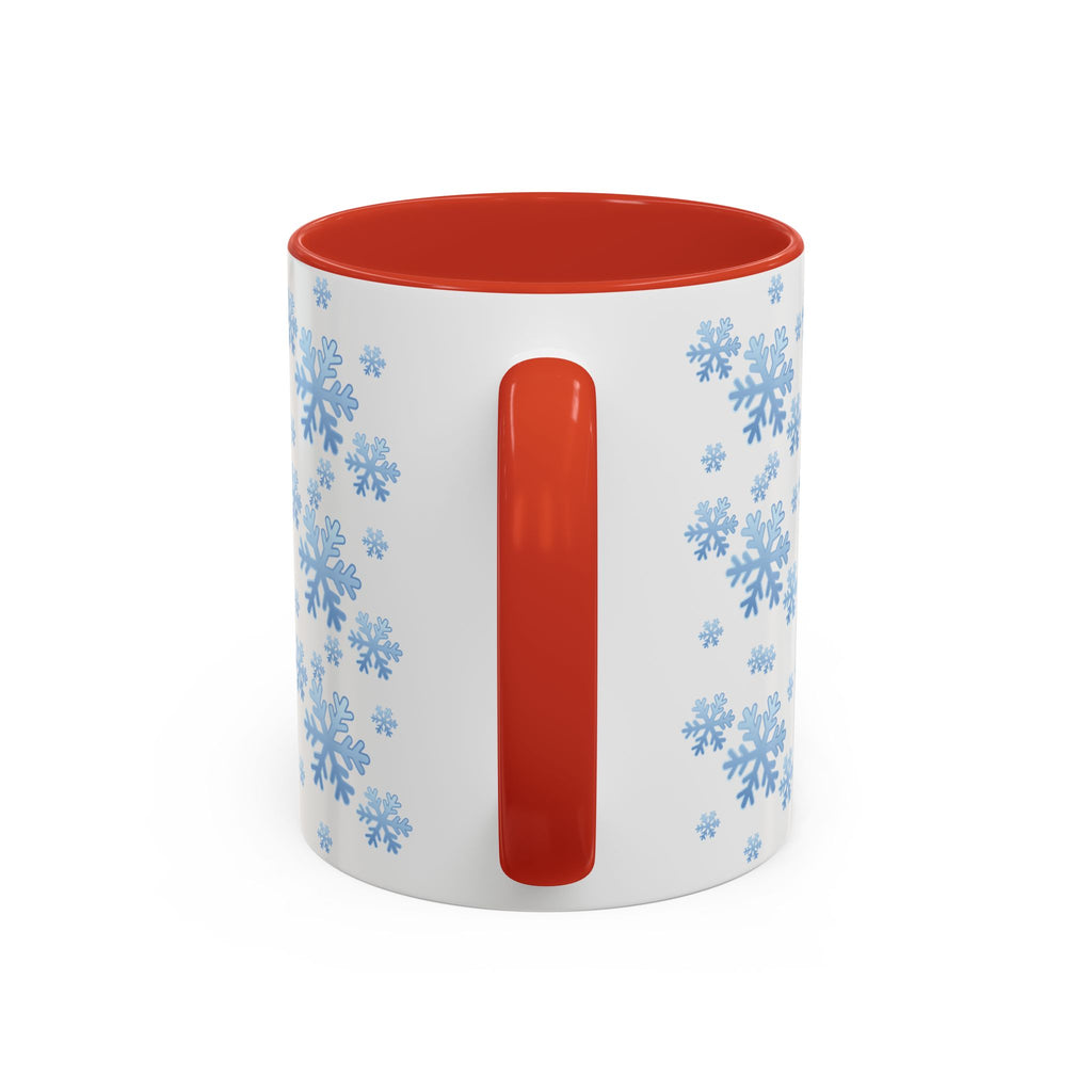 Snowflake Accent Coffee Mug , 11/15oz