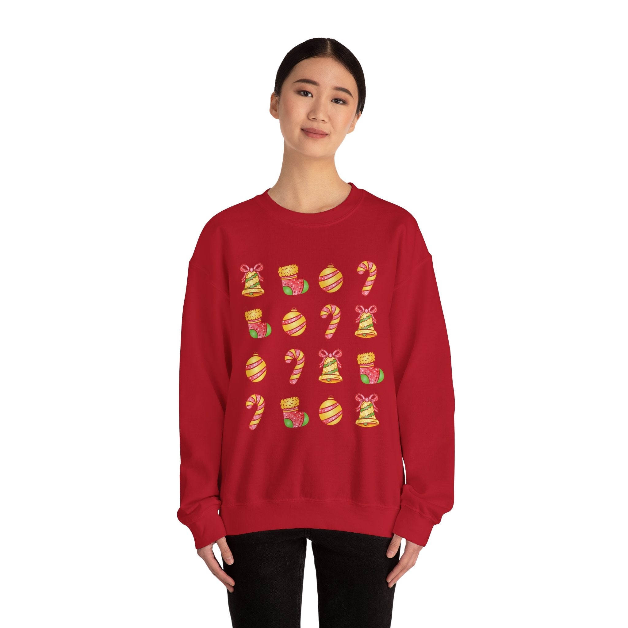 Christmas Pattern Crewneck Sweatshirt