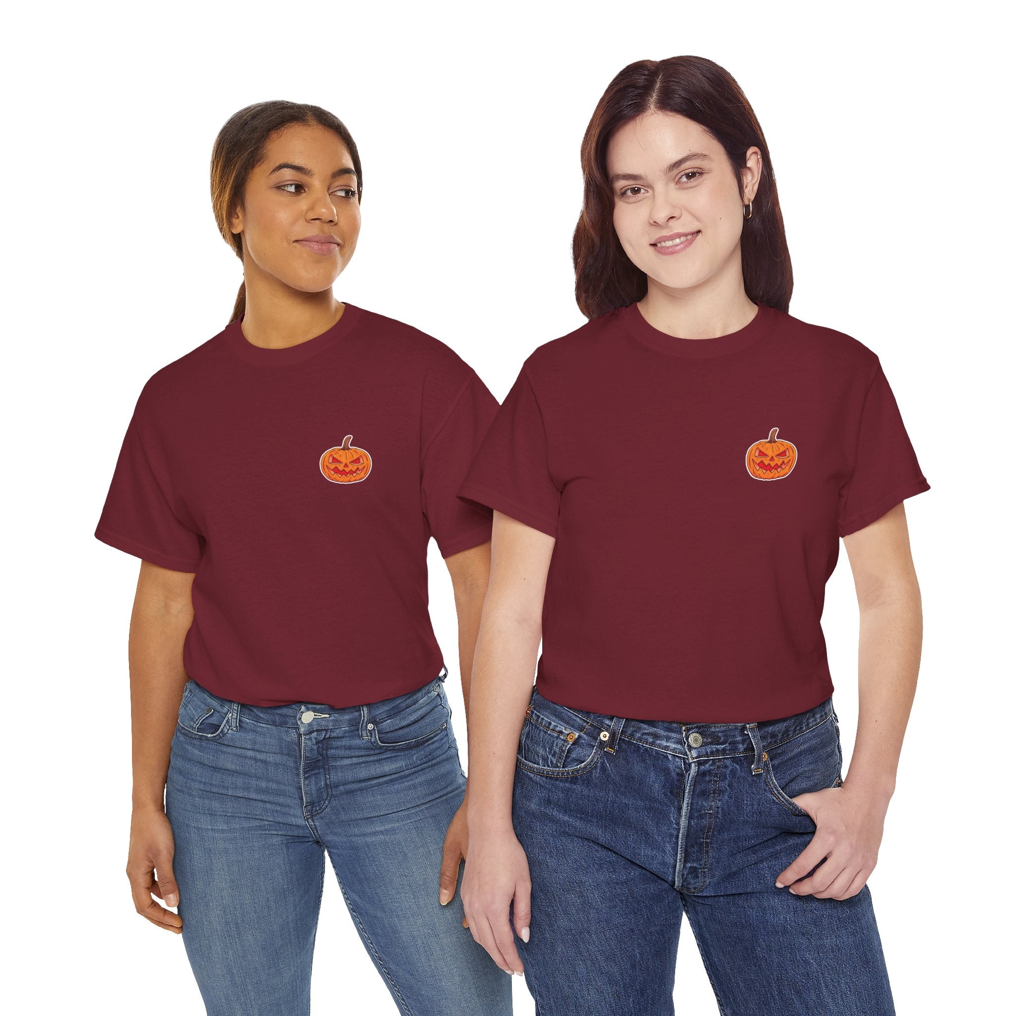 Spooky Pumpkin Unisex Heavy Cotton Tee