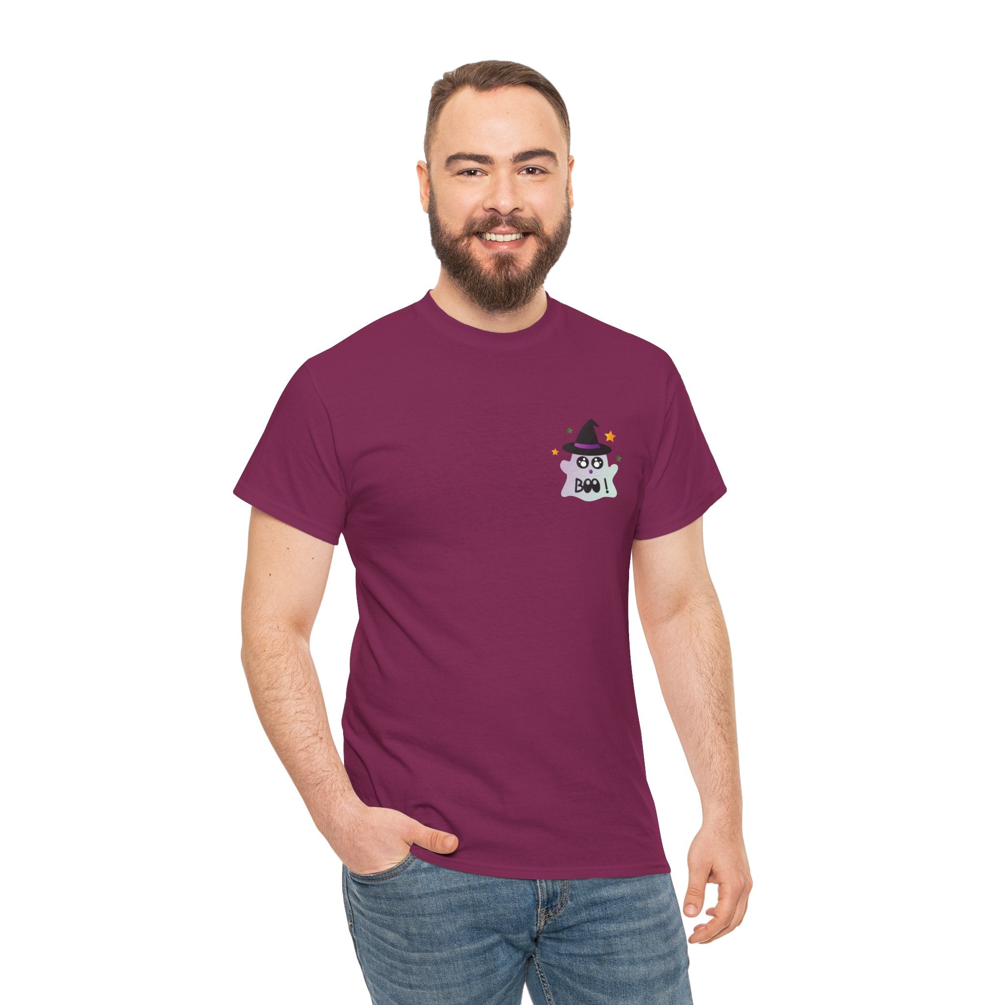 Little Ghost-Witch Unisex Heavy Cotton Tee