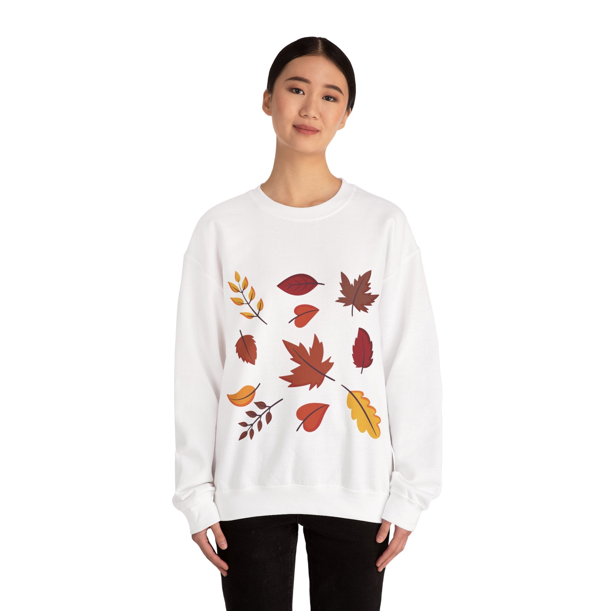 Autumn Leaves Unisex Heavy Blend™ Crewneck Sweatshirt