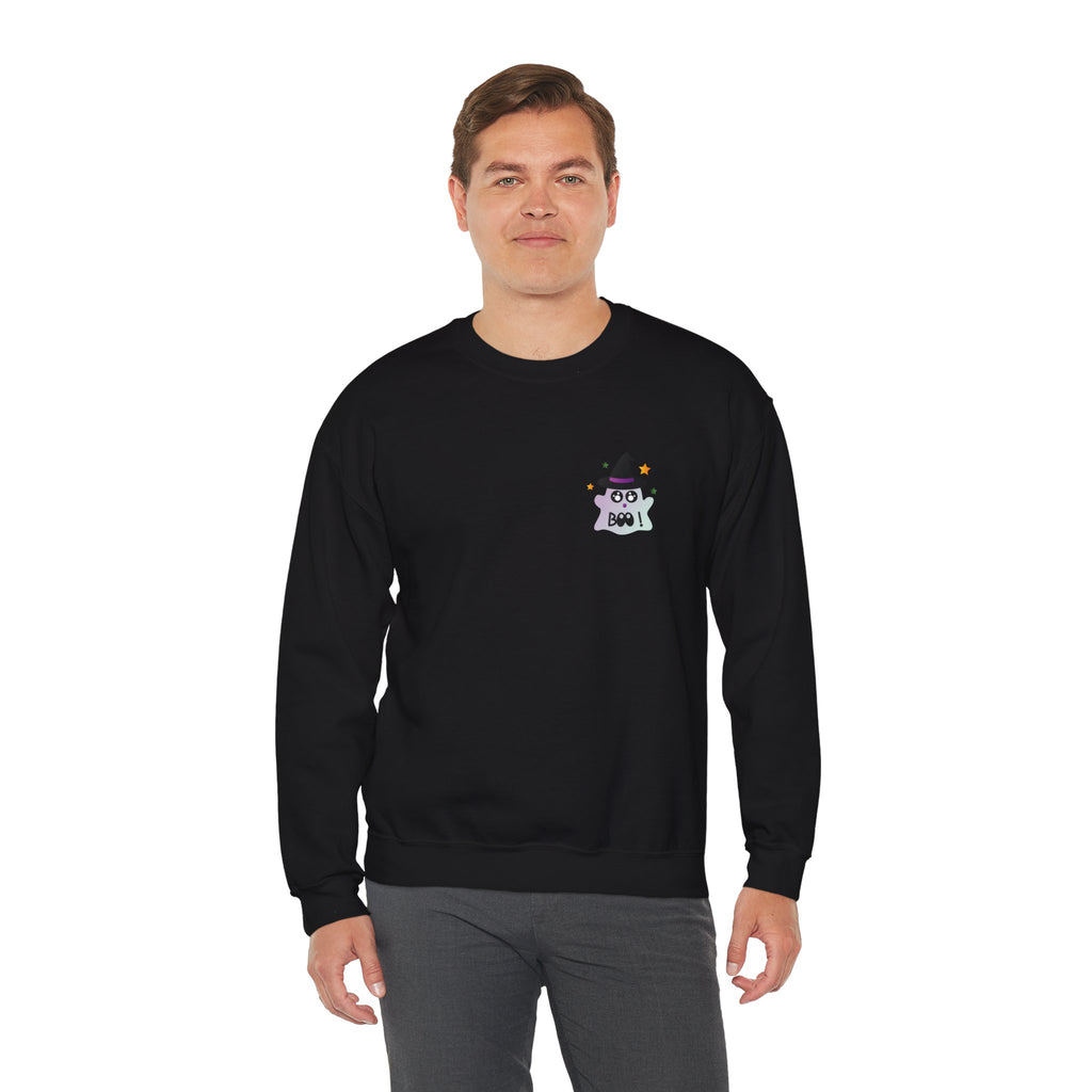 Little Ghost-Witch Unisex Heavy Blend™ Crewneck Sweatshirt