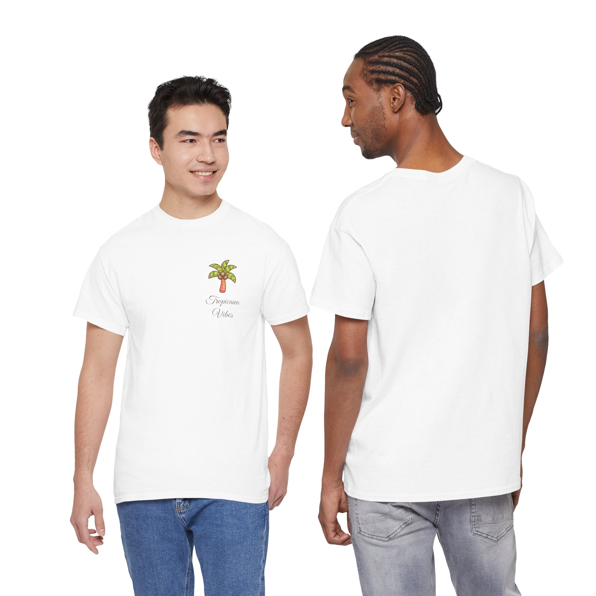 Tropicana Vibes T-Shirt — Tropical Palm Beach Graphic Tee