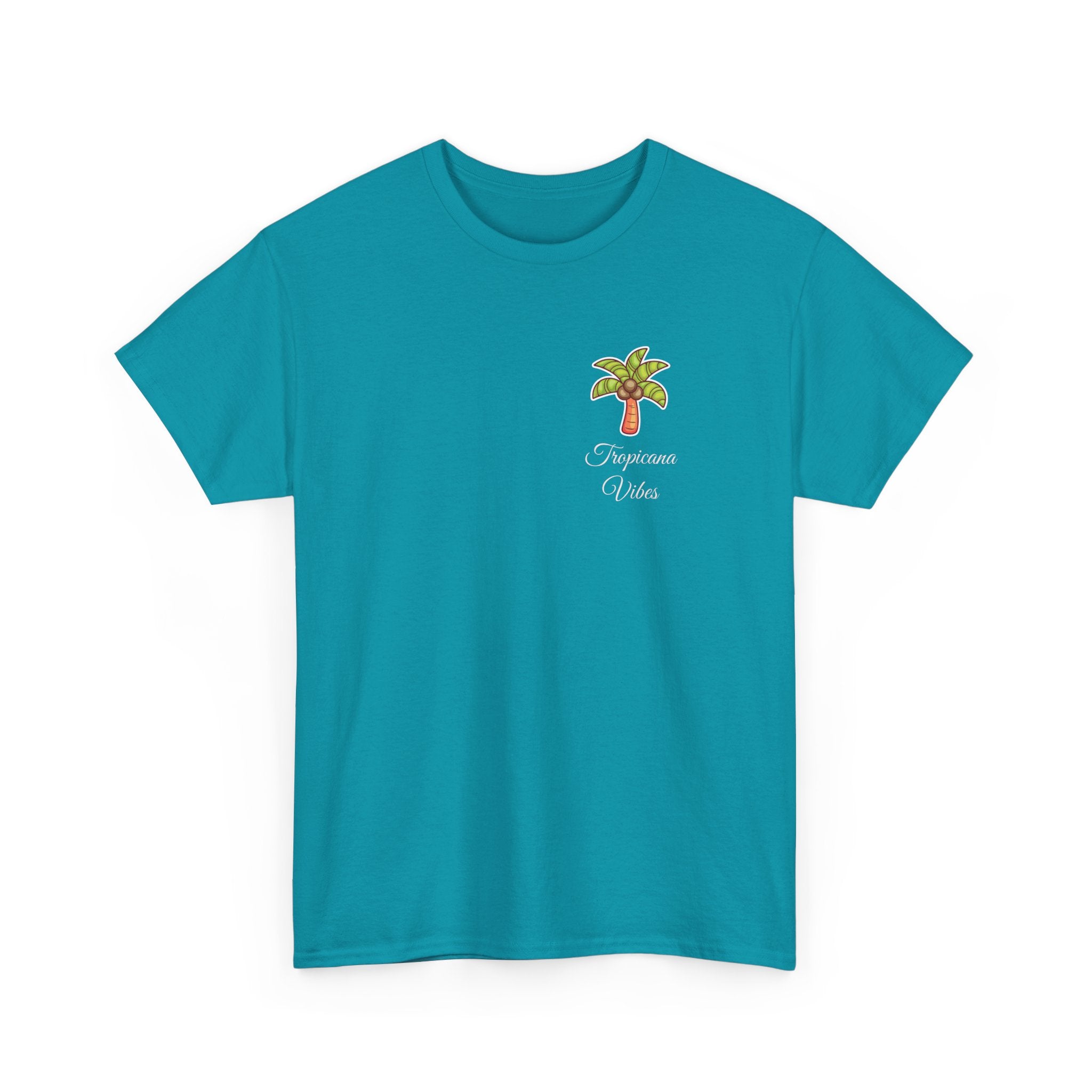 Tropicana Vibes T-Shirt — Tropical Palm Beach Graphic Tee