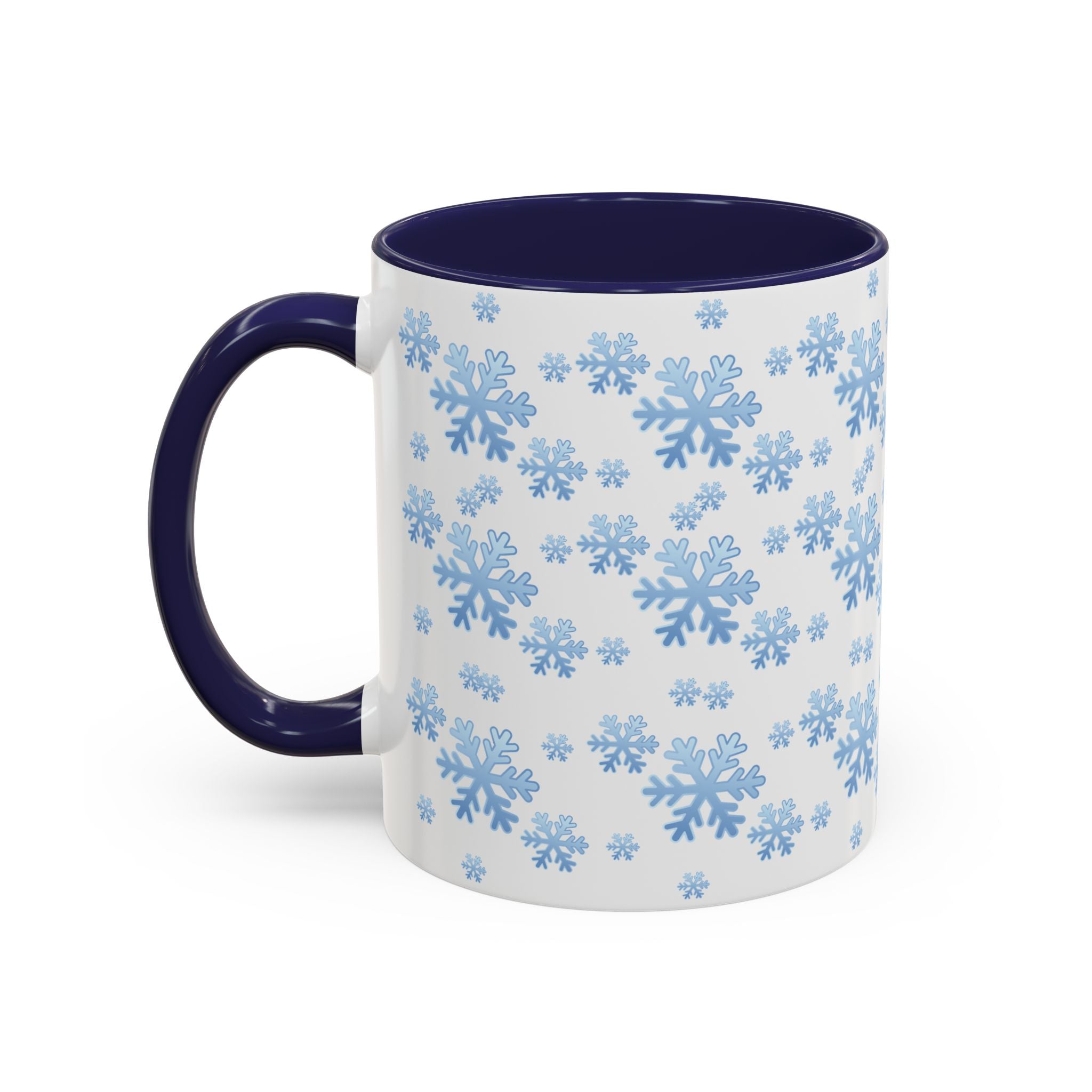 Snowflake Accent Coffee Mug , 11/15oz