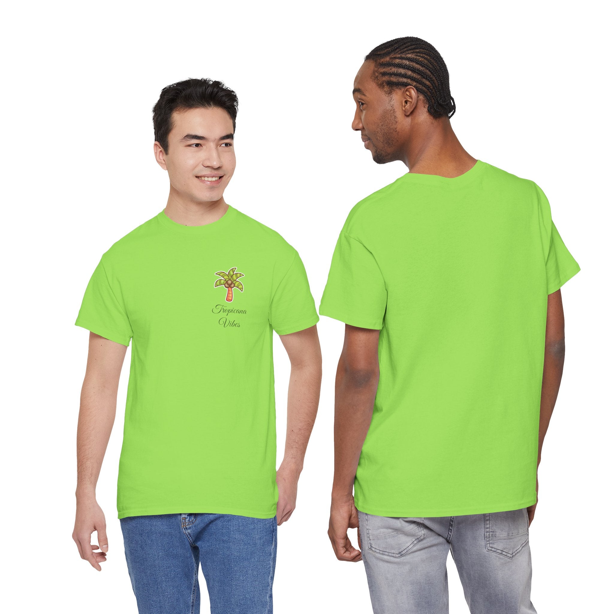 Tropicana Vibes T-Shirt — Tropical Palm Beach Graphic Tee