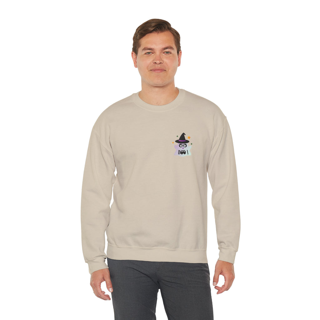 Little Ghost-Witch Unisex Heavy Blend™ Crewneck Sweatshirt