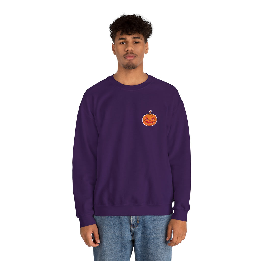 Spooky Pumpkin Unisex Heavy Blend™ Crewneck Sweatshirt