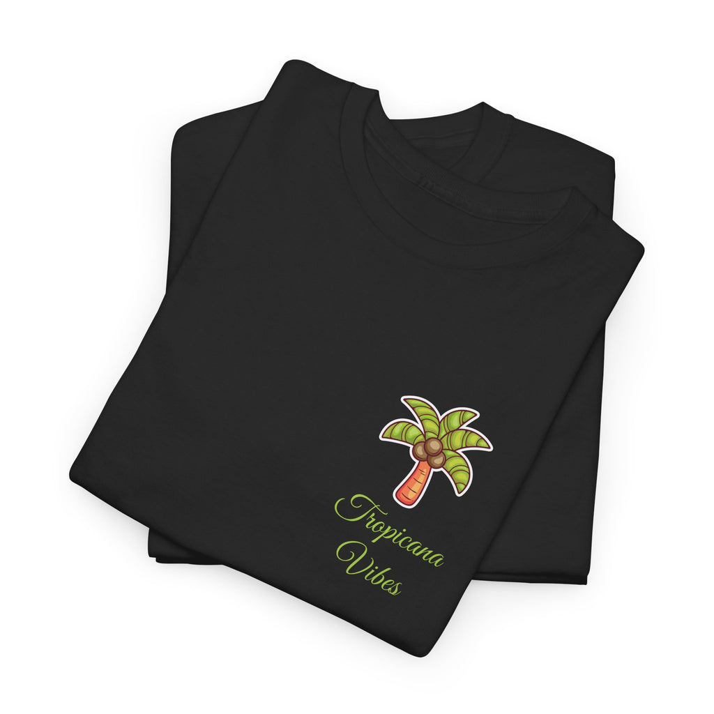 Tropicana Vibes T-Shirt — Tropical Palm Beach Graphic Tee