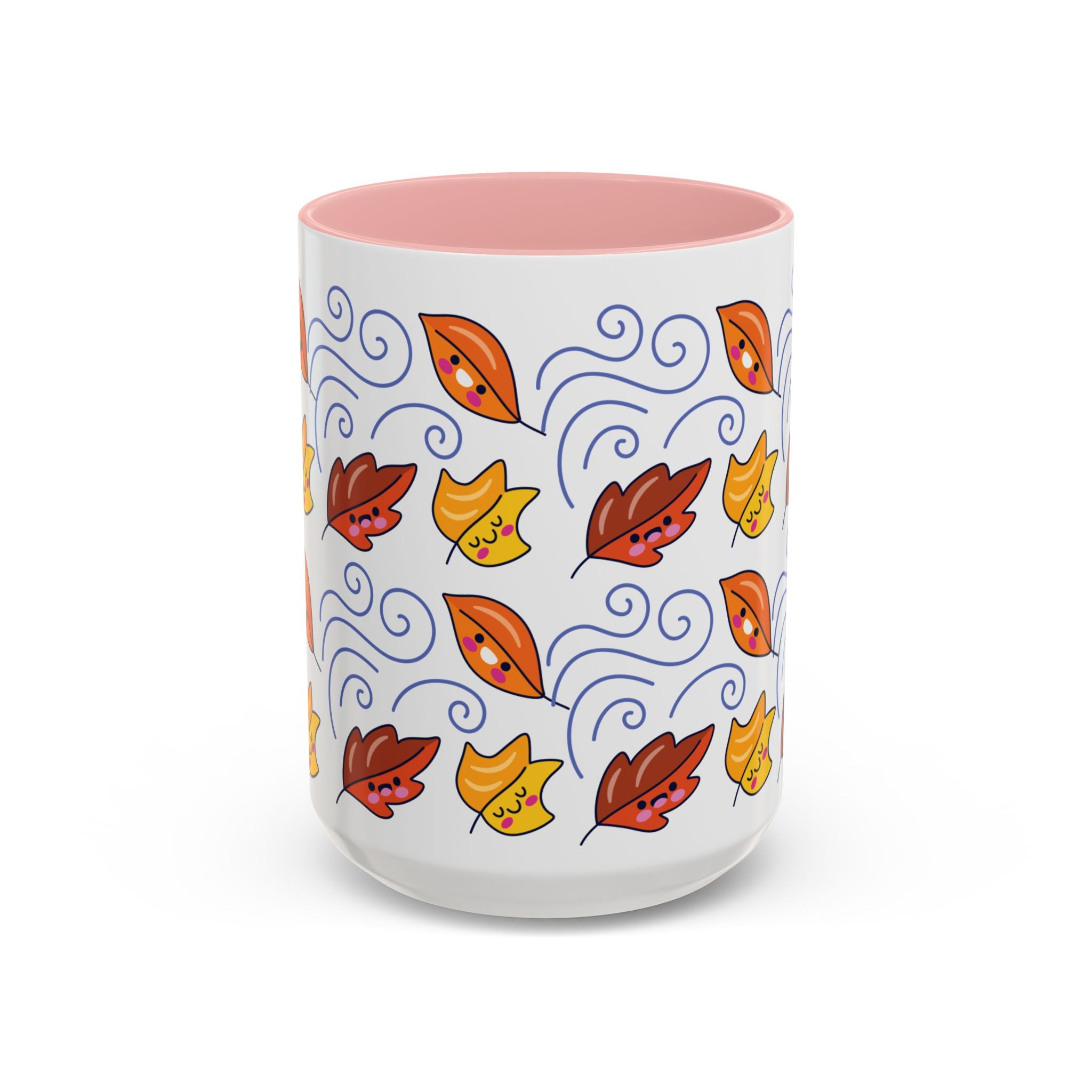 Leaves and Wind Accent Coffee Mug (11, 15oz)