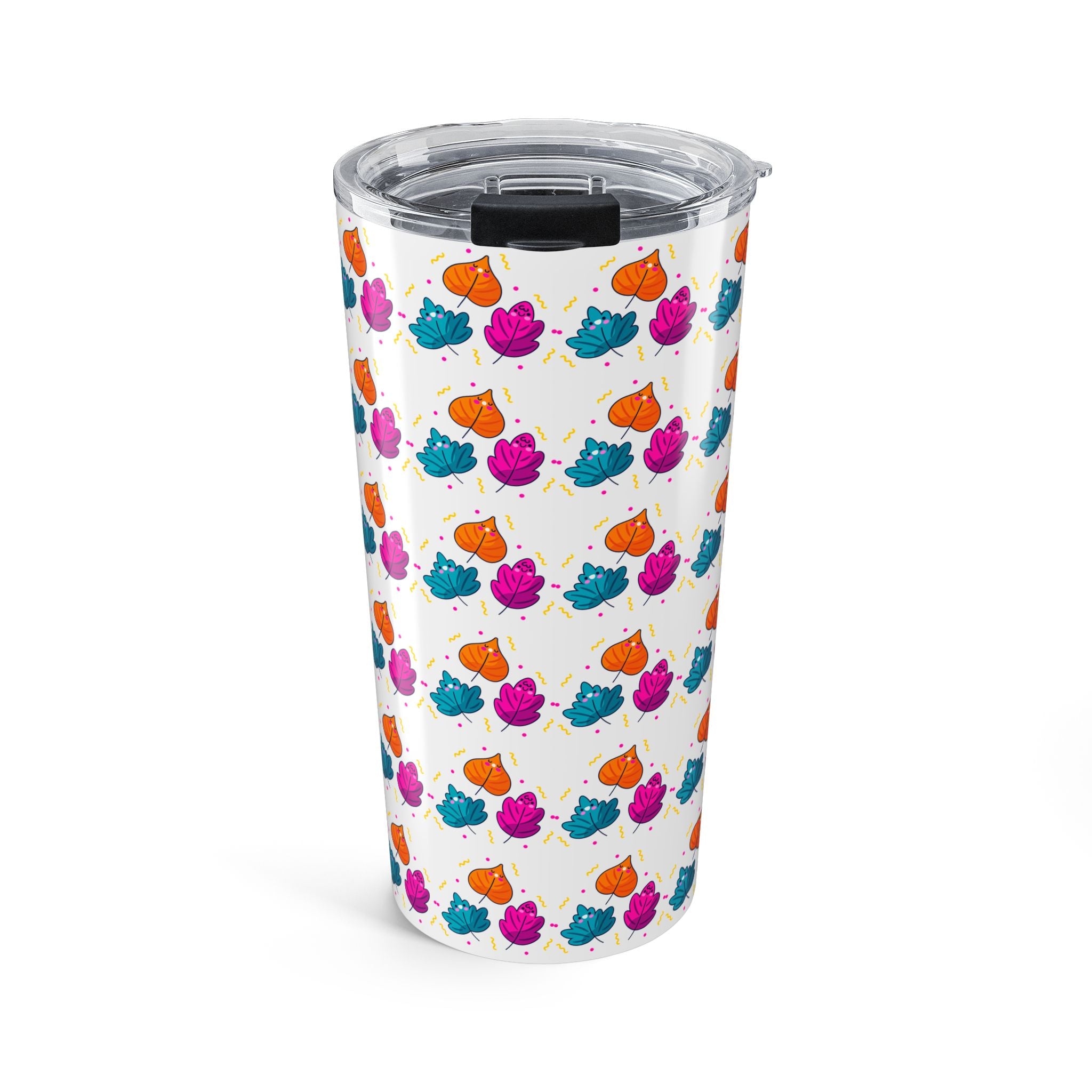 Bright Vibrant Leaves Tumbler