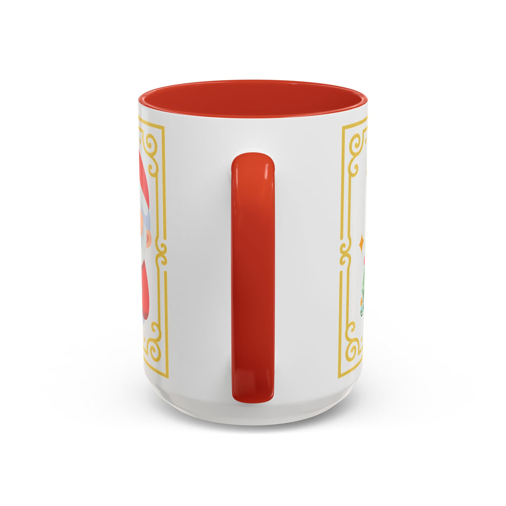 Holly Jolly Christmas Accent Coffee Mug (11/15oz)