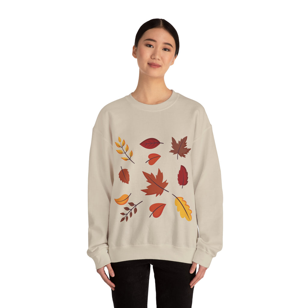 Autumn Leaves Unisex Heavy Blend™ Crewneck Sweatshirt
